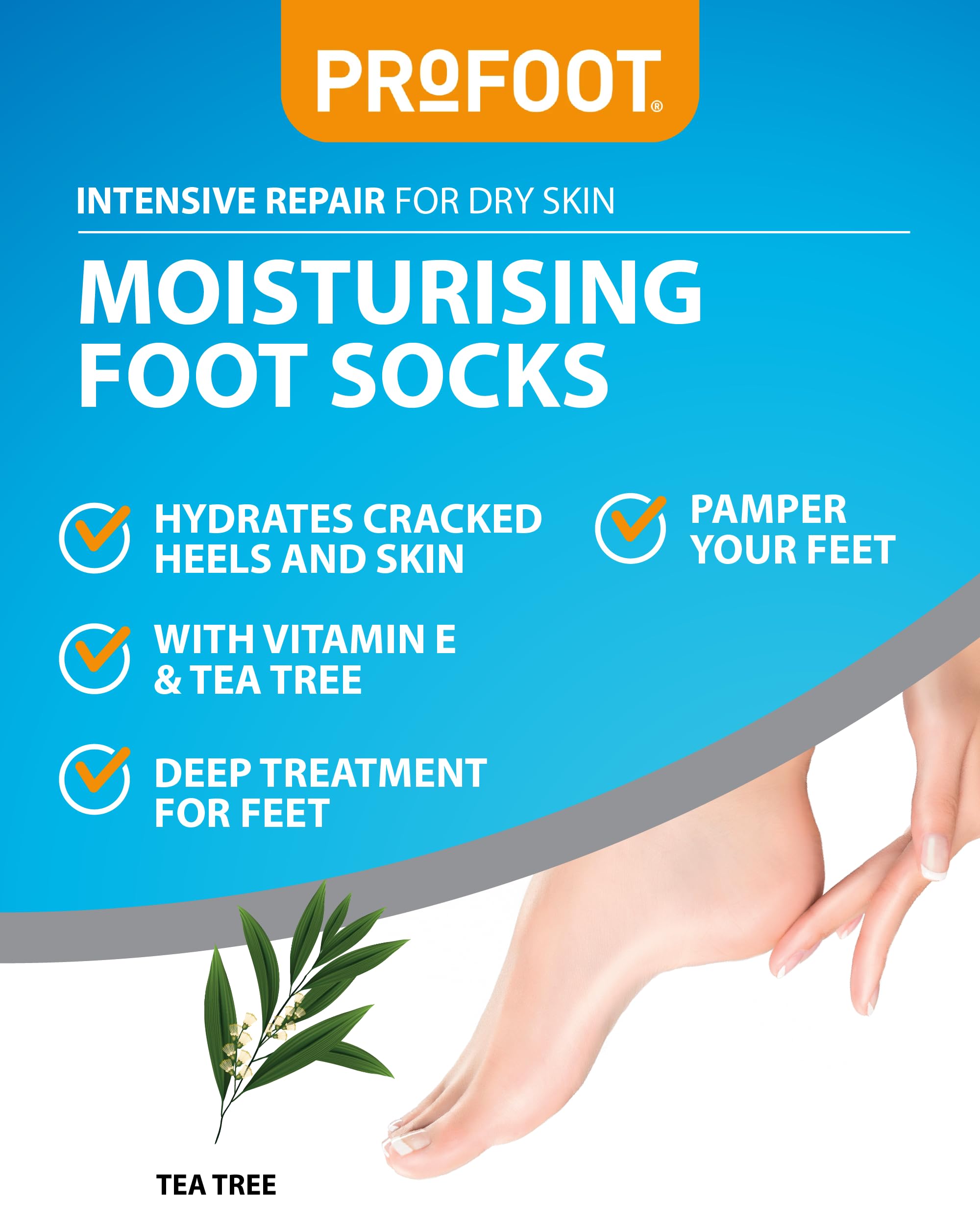 Profoot Intensive Repair Foot Masks - Moisturising Socks for Deep Hydration