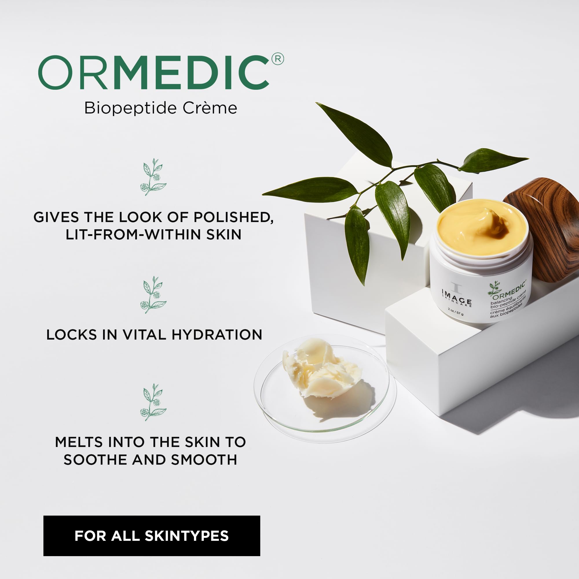 ORMEDIC Biopeptide Hydrating Crème 2oz