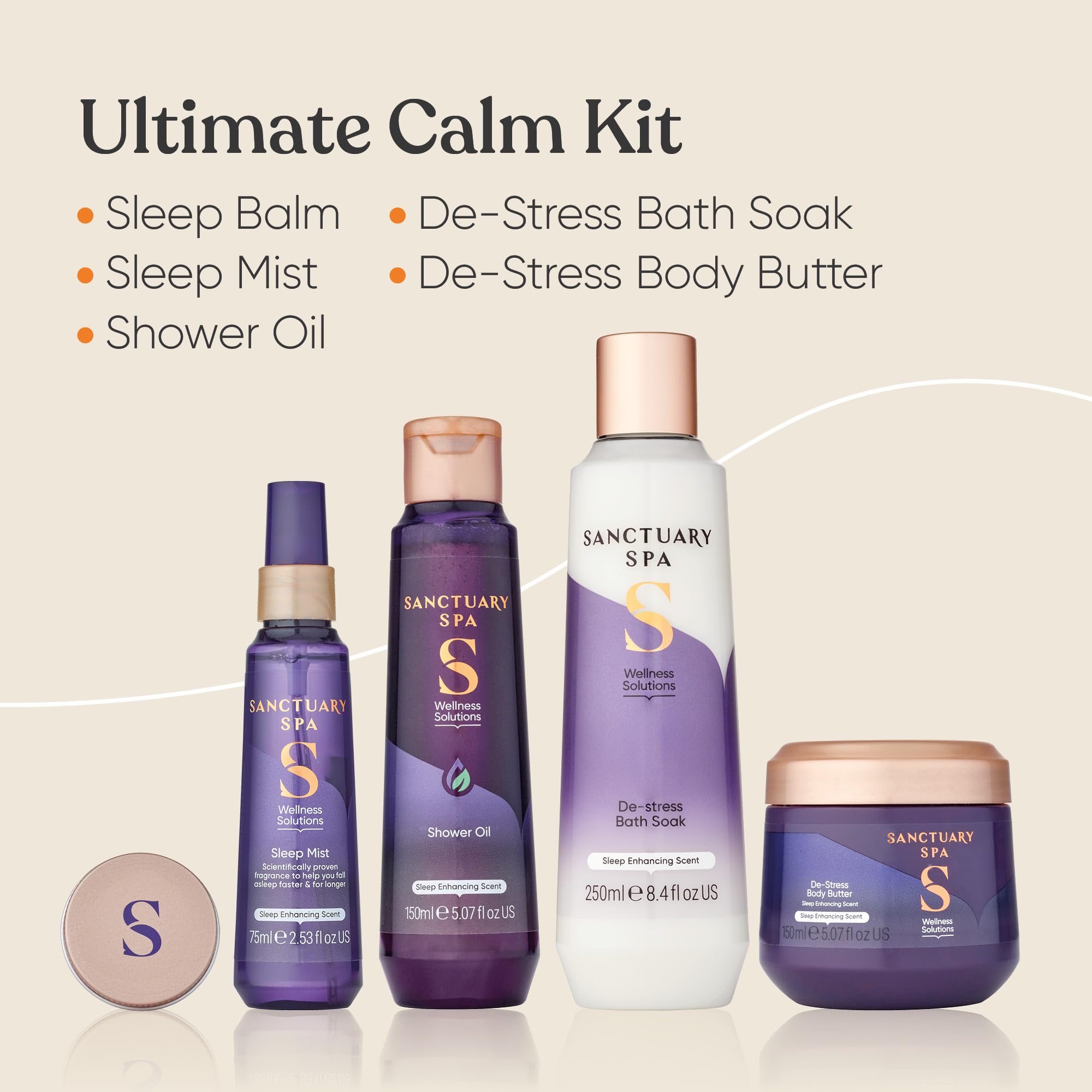 Sanctuary Spa Ultimate Calm Collection Gift Set, Vegan, Gift For Women, Birthday Gift, Womens Gift Sets, Self Care Gift