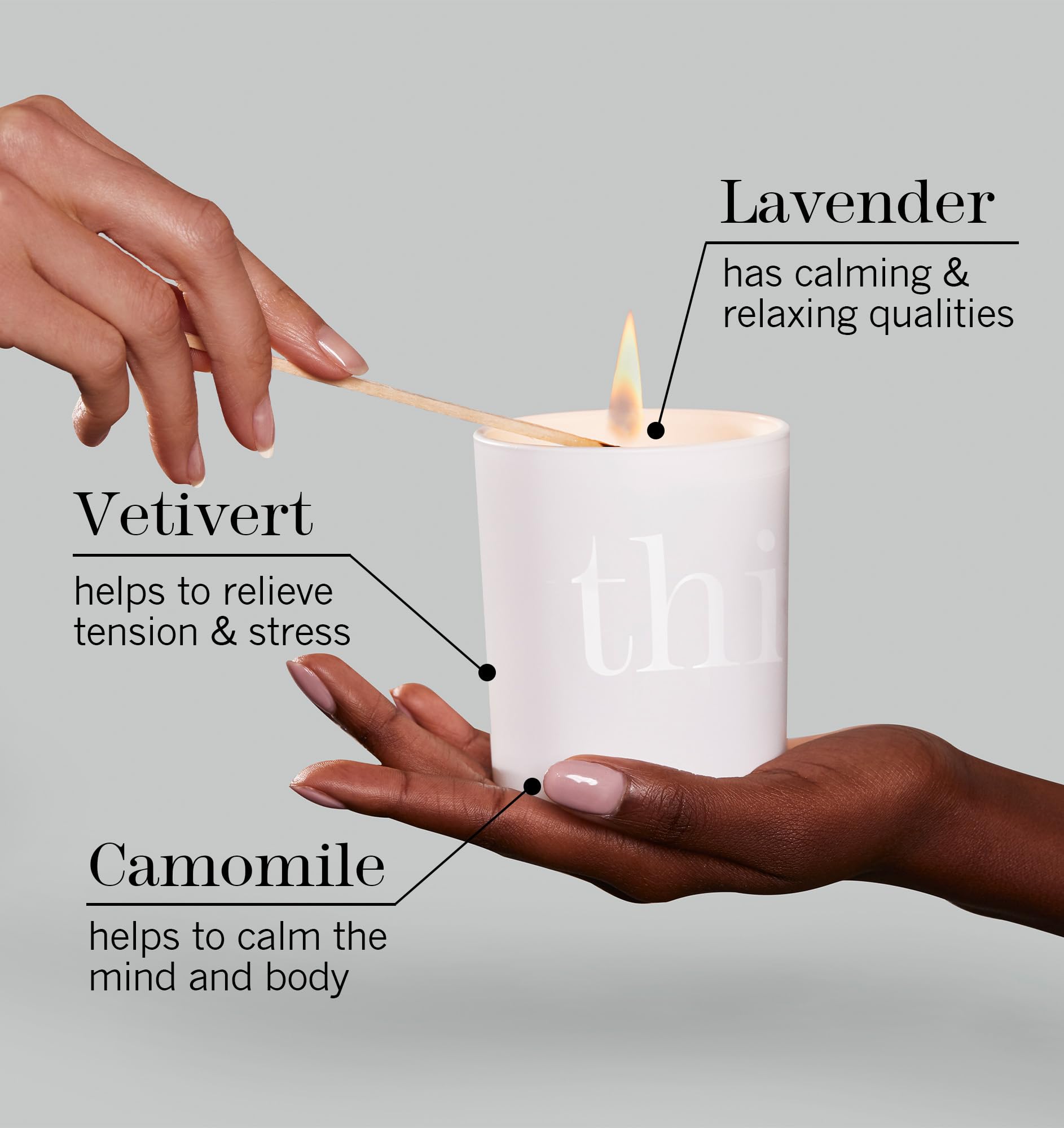 This Works Deep Sleep Heavenly Candle, 220 g - Luxury Candle Enriched with Essential Oils of Lavender, Camomile and Vetivert - Hand Poured Scented Candle with a 40hr Burn Time for a Calming Experience