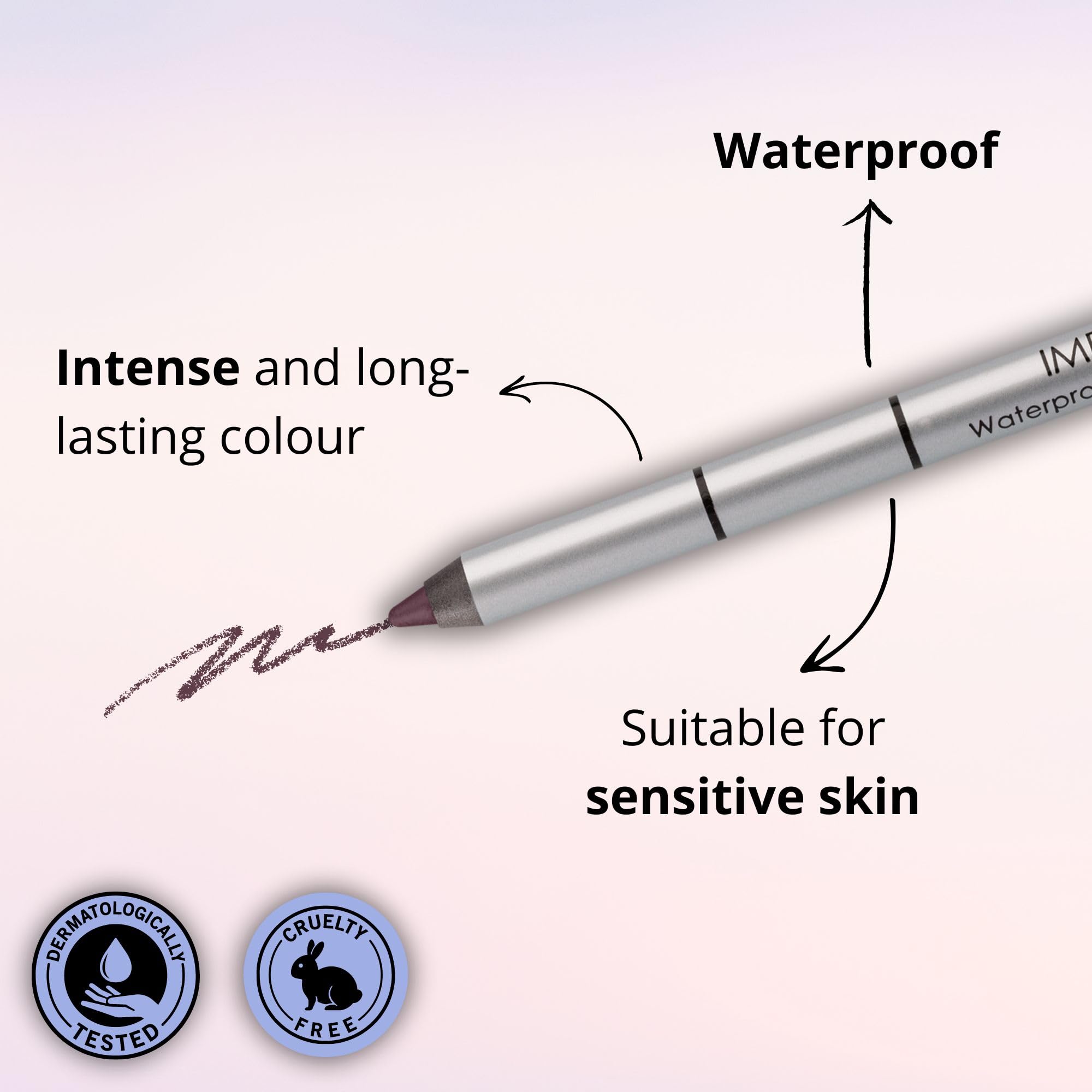 IMPALA Waterproof Purple Eyeliner Pencil 316