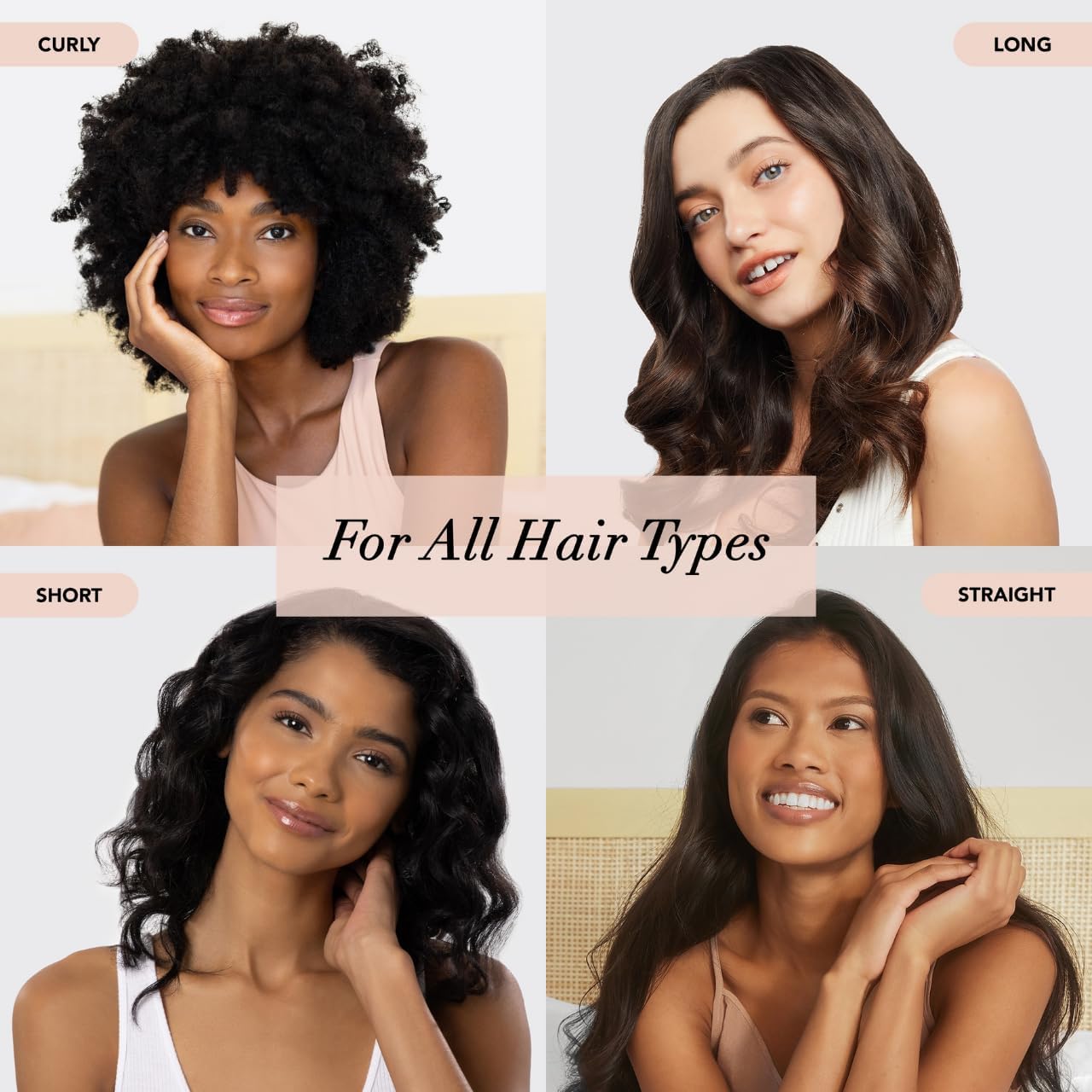 Kitsch Satin Heatless Curling Set - Headband for Short & Long Hair | Overnight Curlers | No Heat Curlers for Curls (SunsetTieDye)