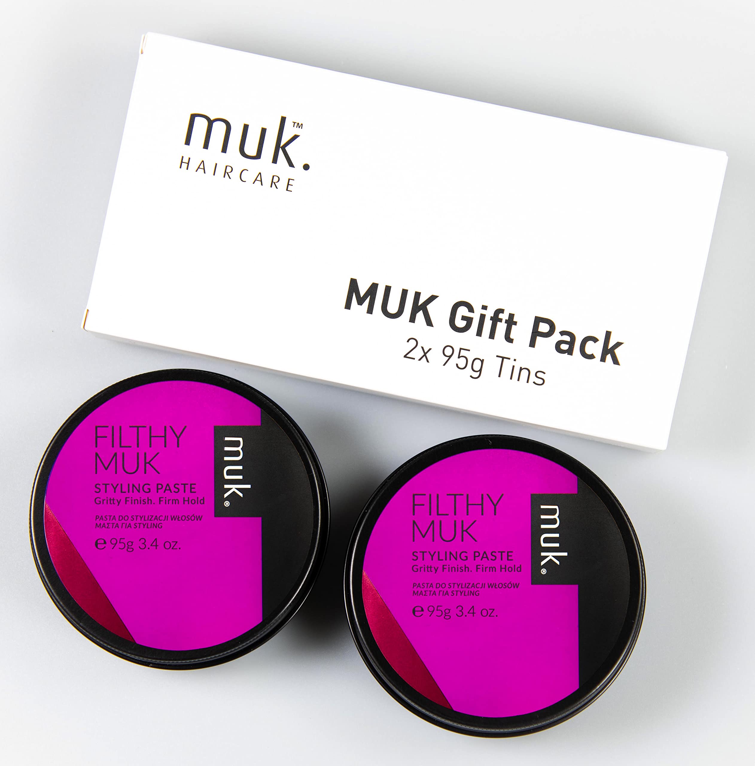 Filthy Muk Green Apple Firm Hold Paste Twin Pack