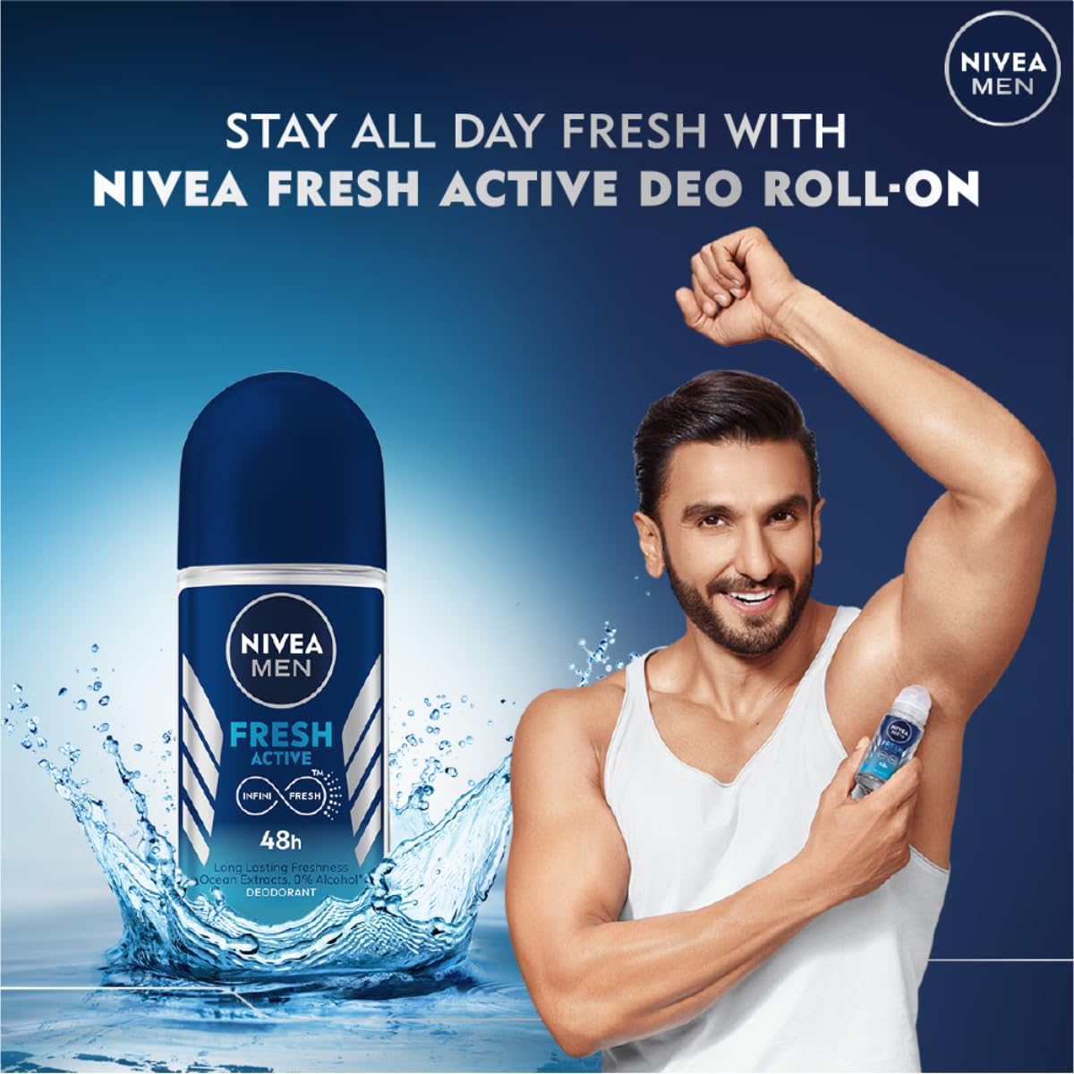 Nivea Fresh Active Roll On for Men 50ml