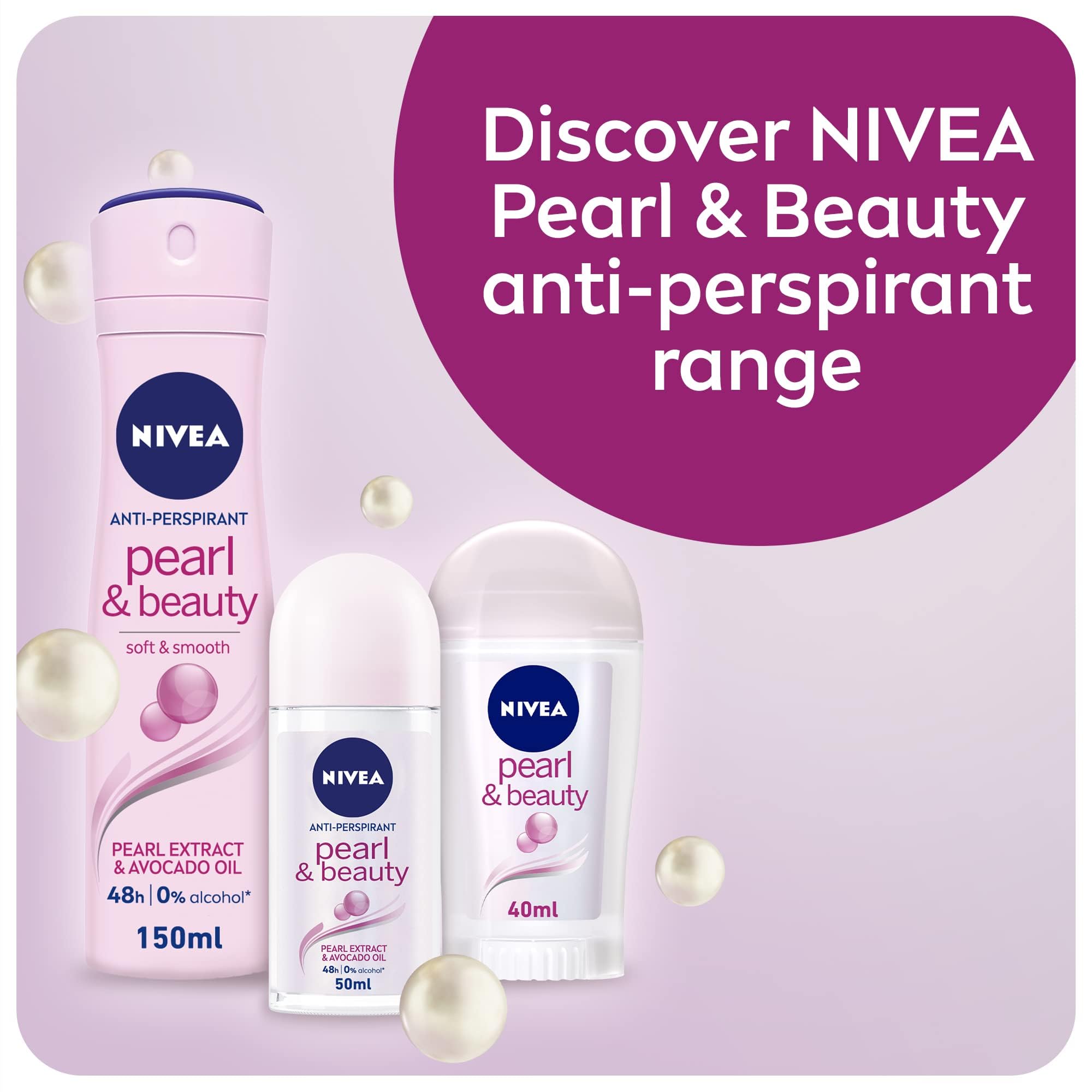 Nivea Pearl and Beauty Anti-Perspirant 50 ml