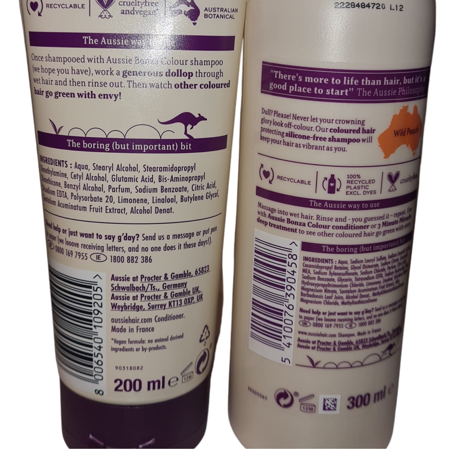 Aussie Bonza Colour Care Duo: Shampoo & Conditioner Set