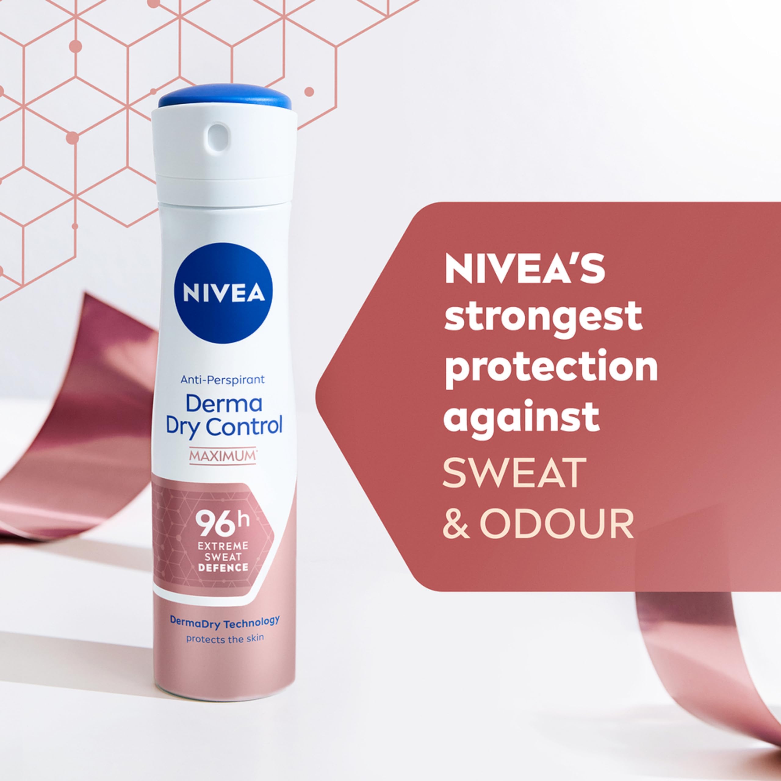 NIVEA Derma Dry Control 96h Antiperspirant Spray 200ml