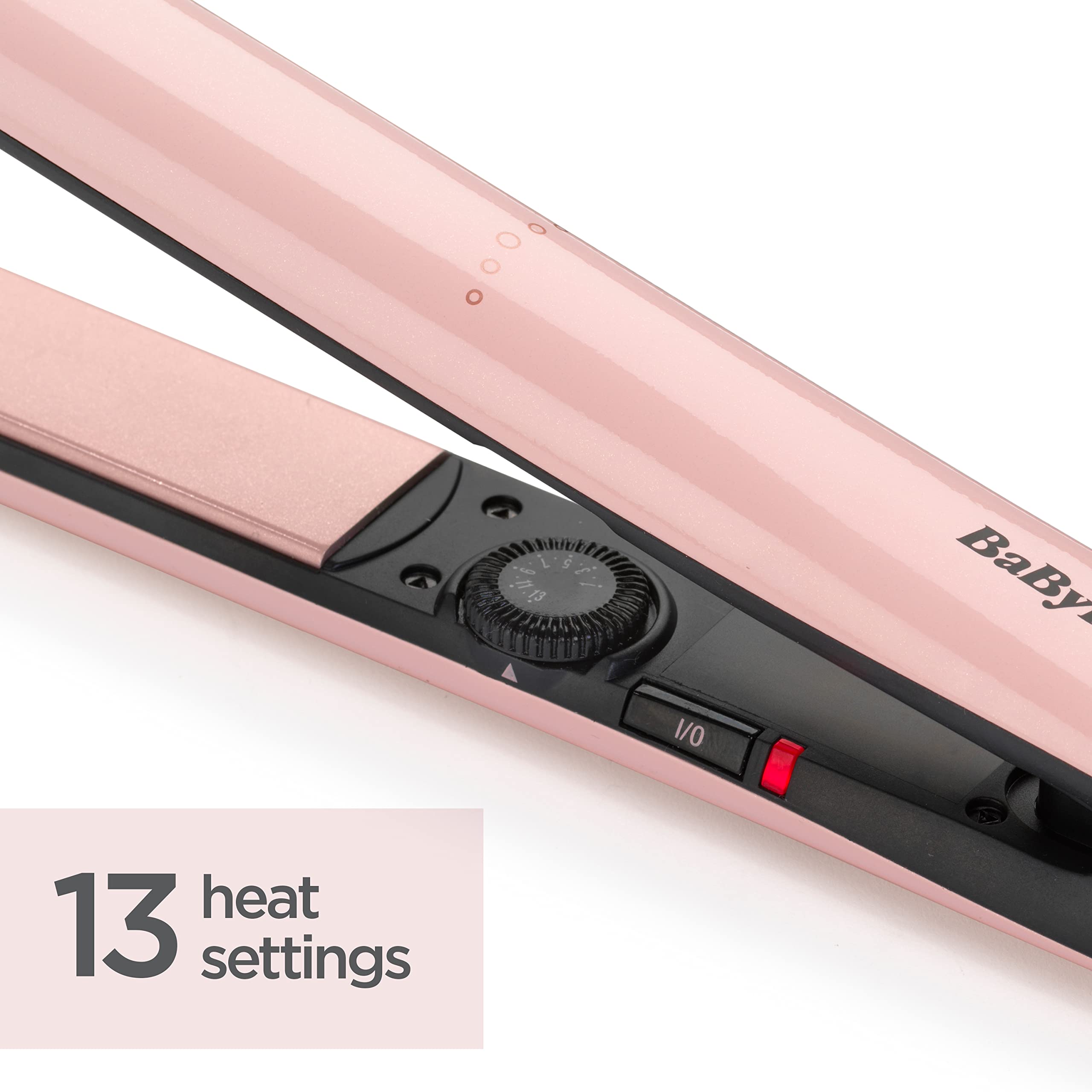 BaByliss Rose Blush 235C Hair Straighteners