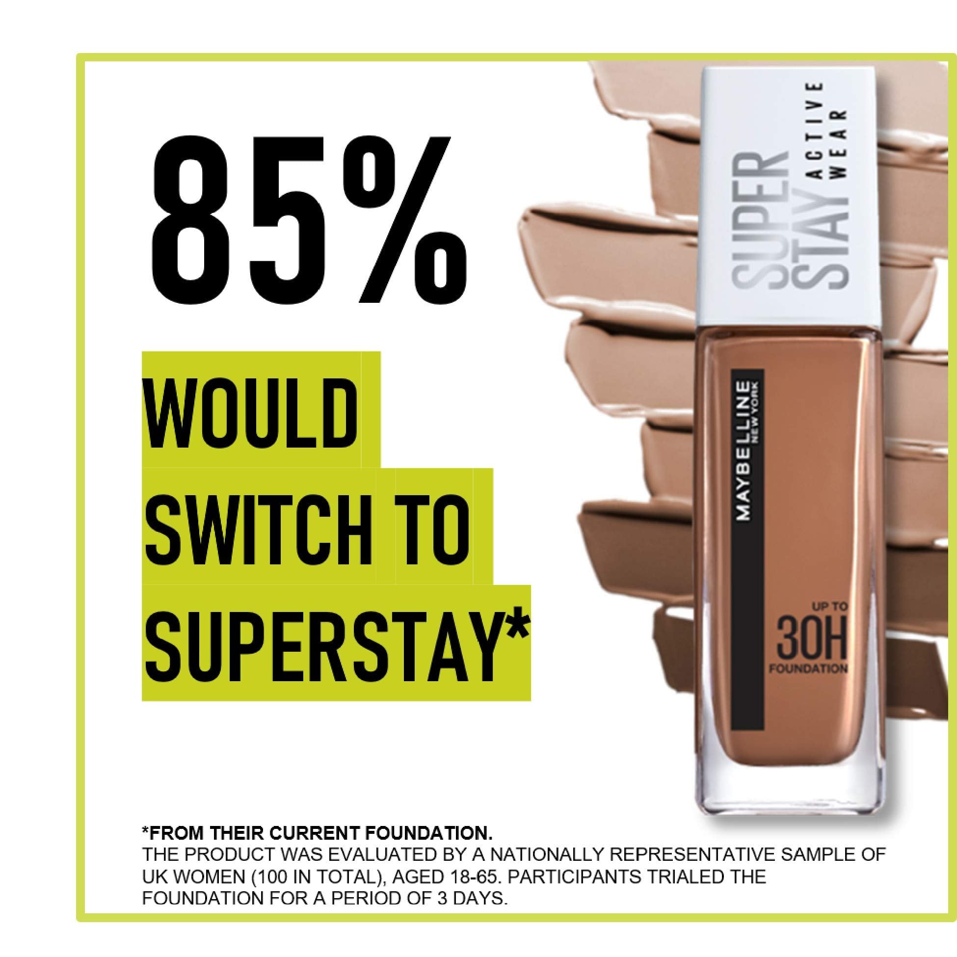 Maybelline Superstay Active Wear Foundation 30ml - Shade 21 Nude Beige