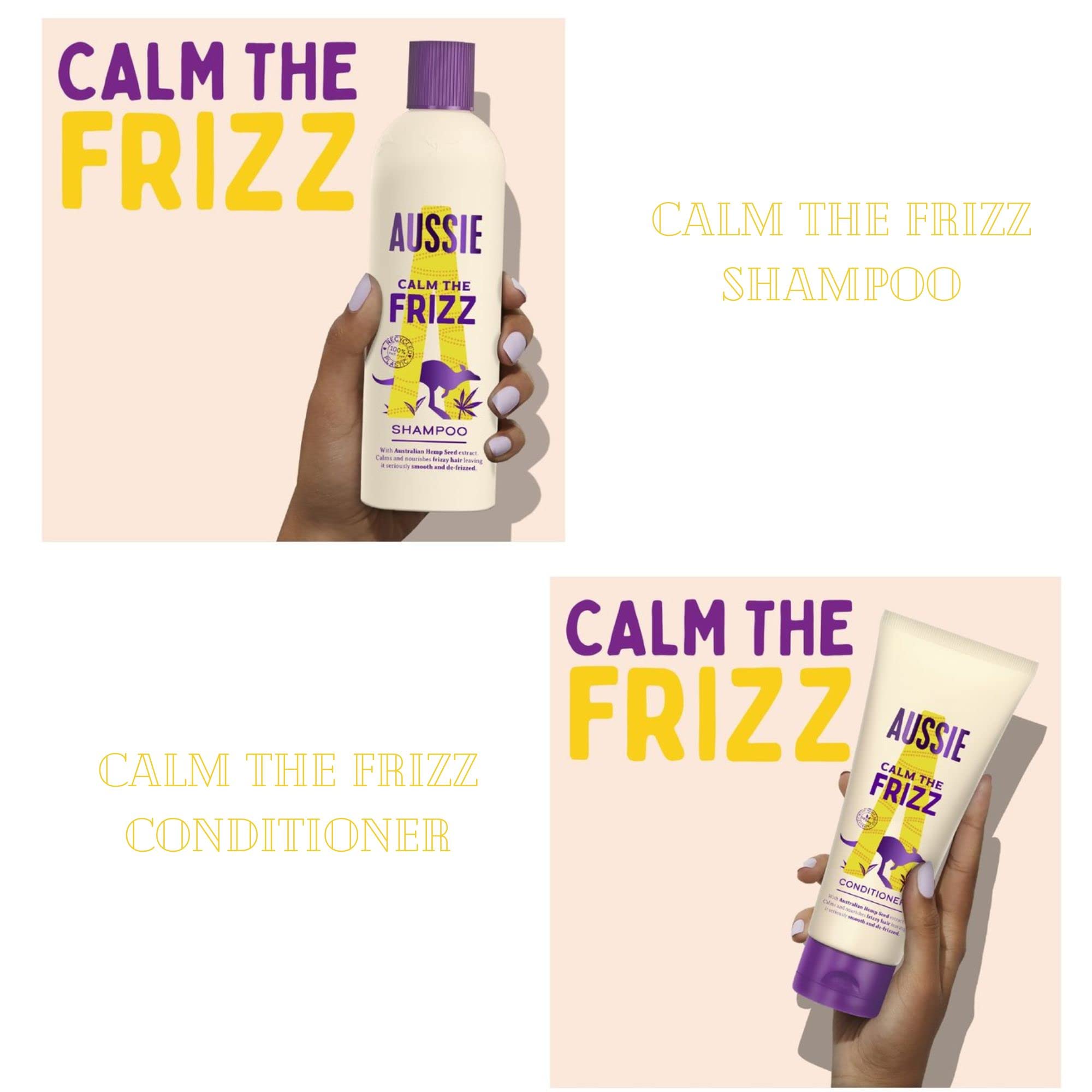 Aussie Hemp Calm The Frizz Shampoo & Conditioner Set