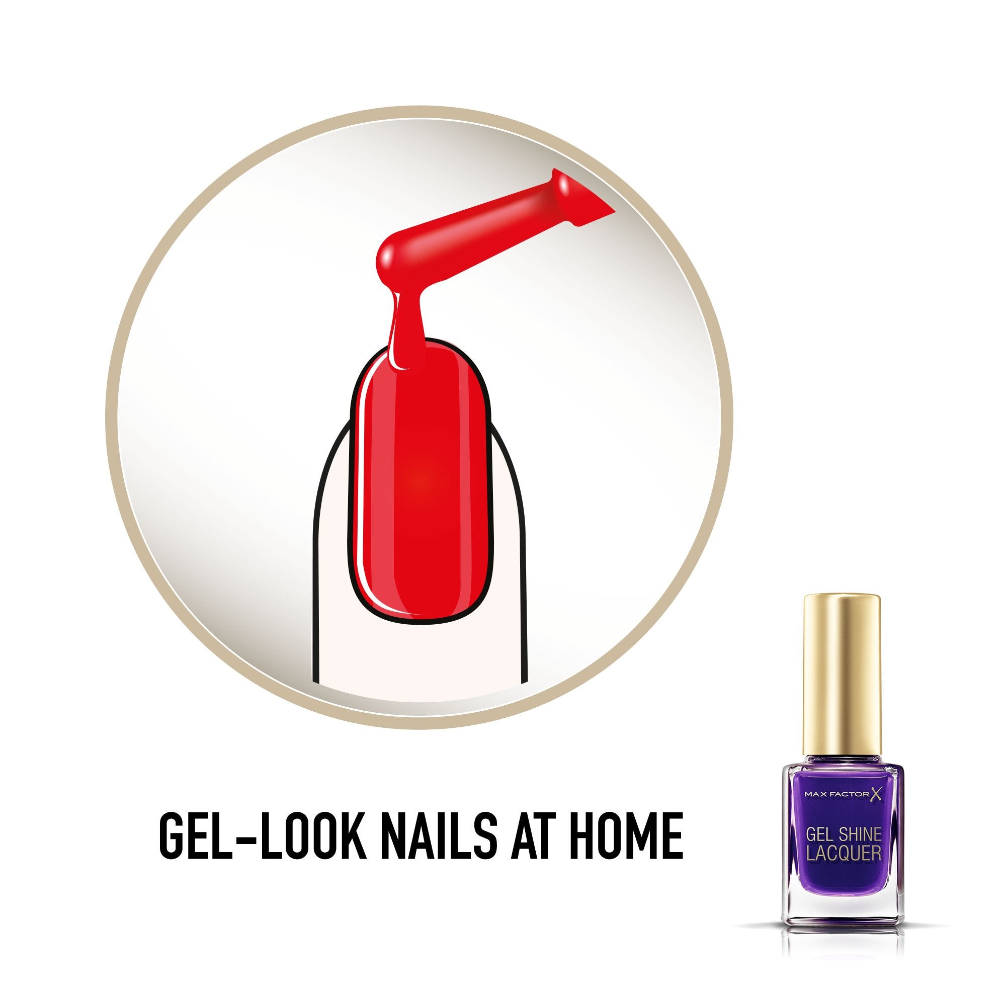 Max Factor Gel Shine Lacquer - Lacquered Violet 35