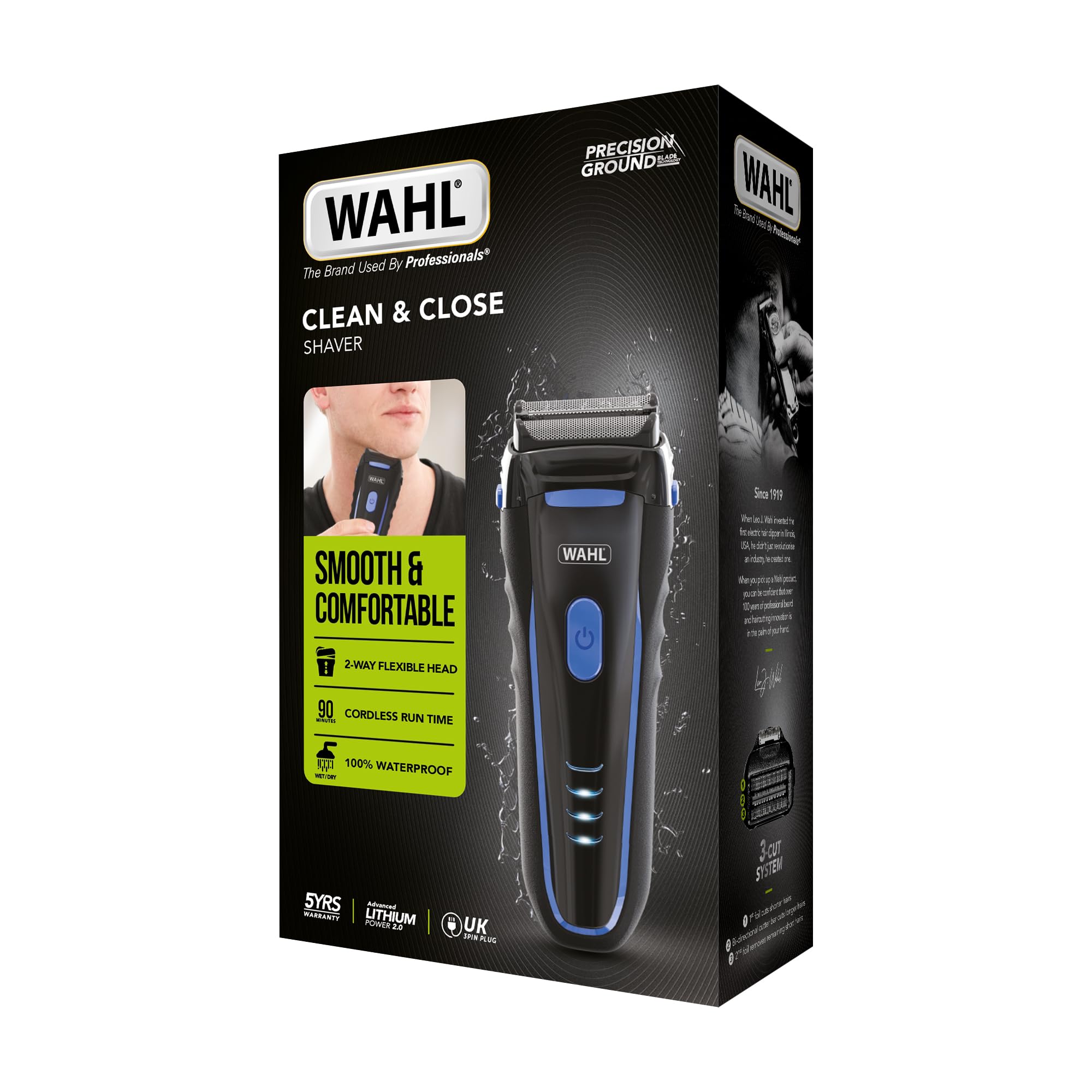 Wahl Clean and Close Electric Shaver for Men