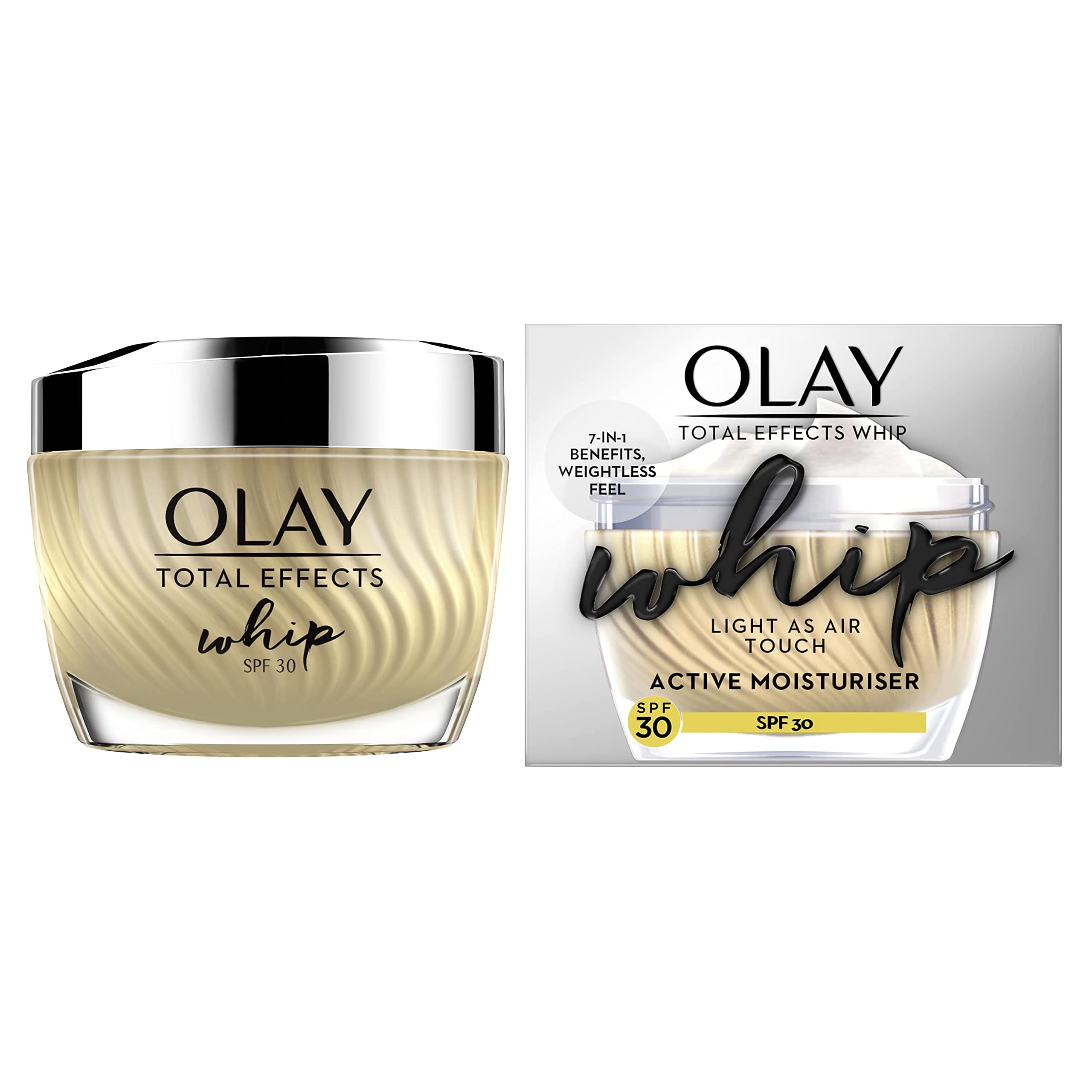 Olay Total Effects Whip Moisturiser SPF30 50ml