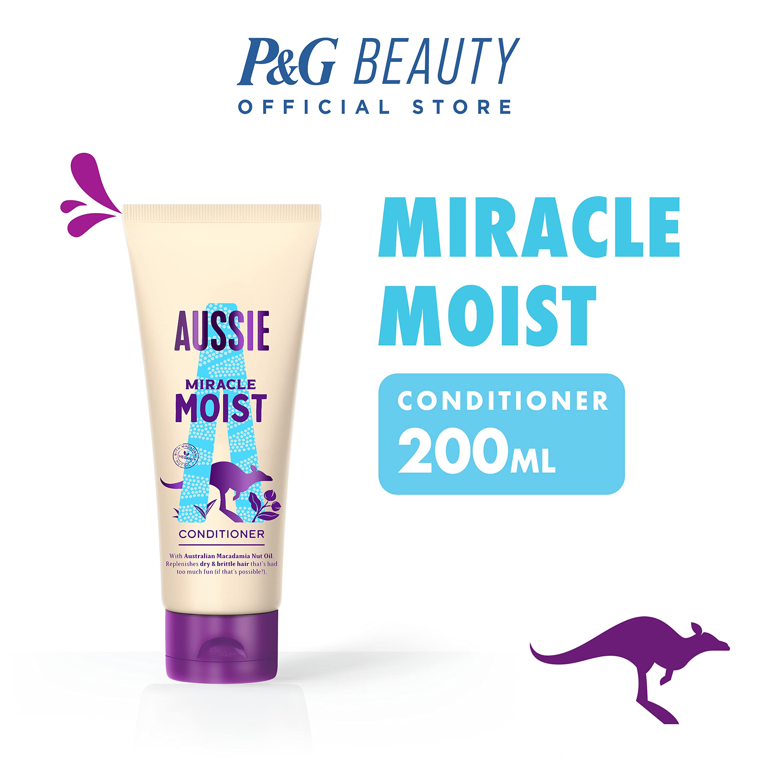 Aussie Miracle Moist Conditioner 200ml