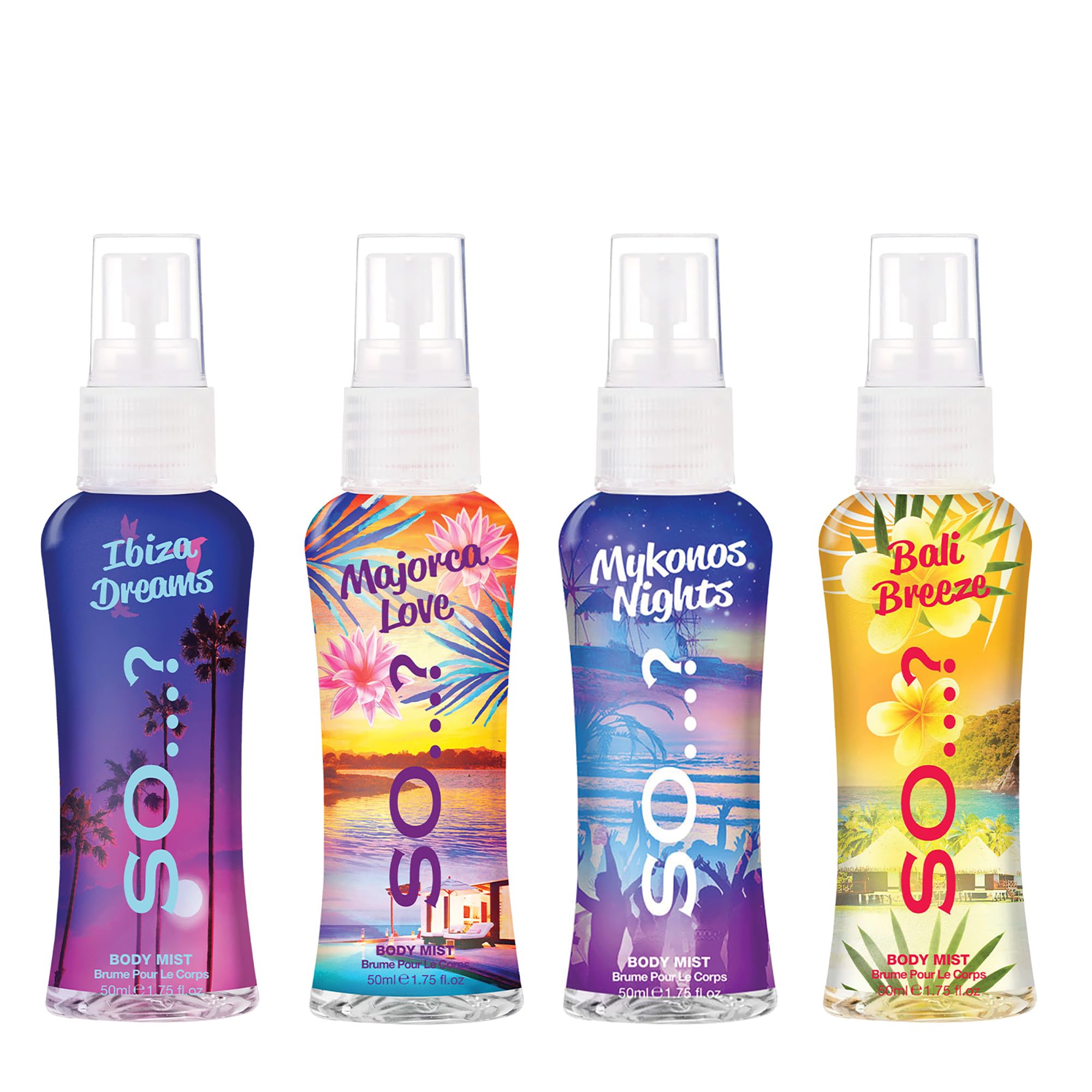 SO…? Escapes Women's Fragrance Spray Set