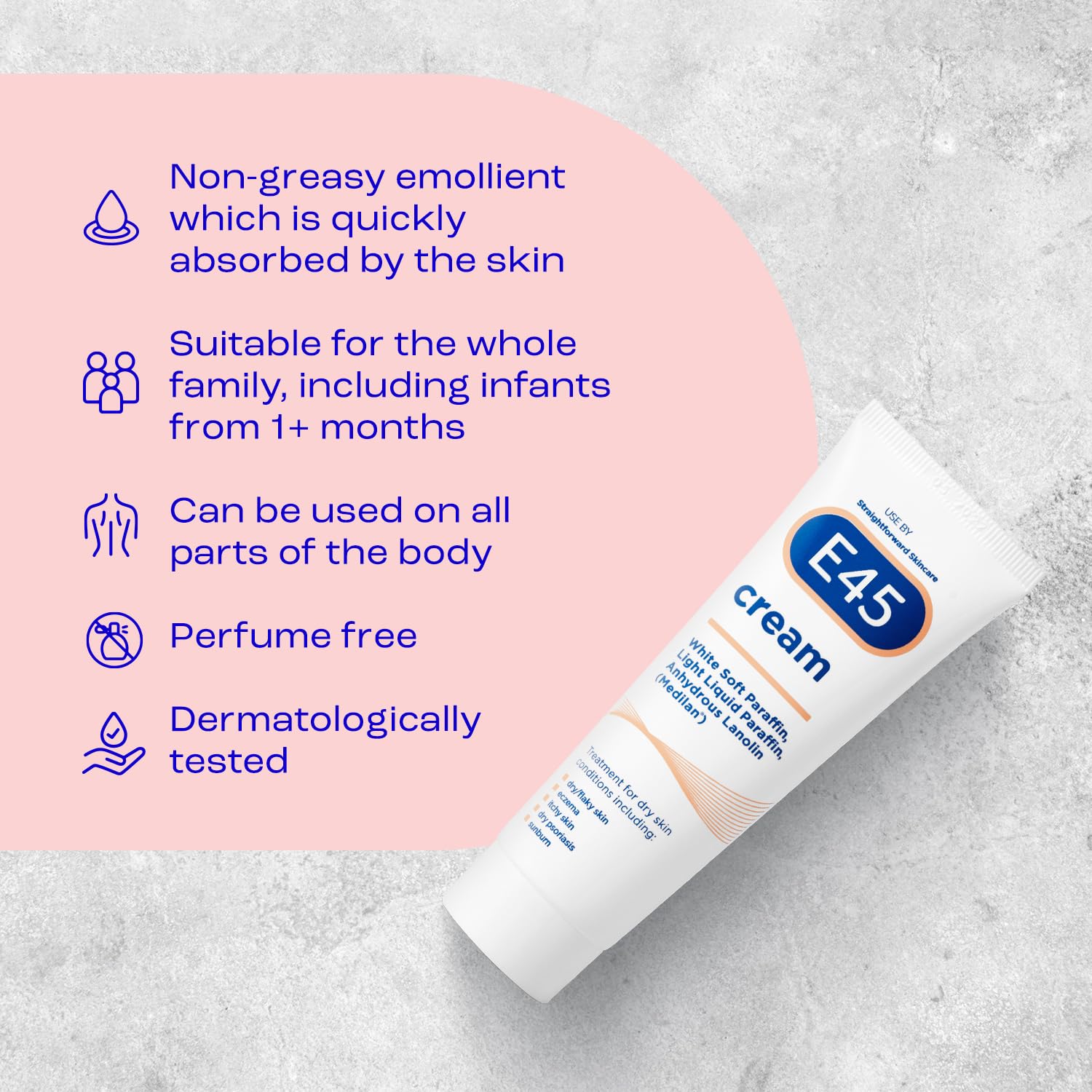 E45 Moisturiser for Dry & Sensitive Skin 50g