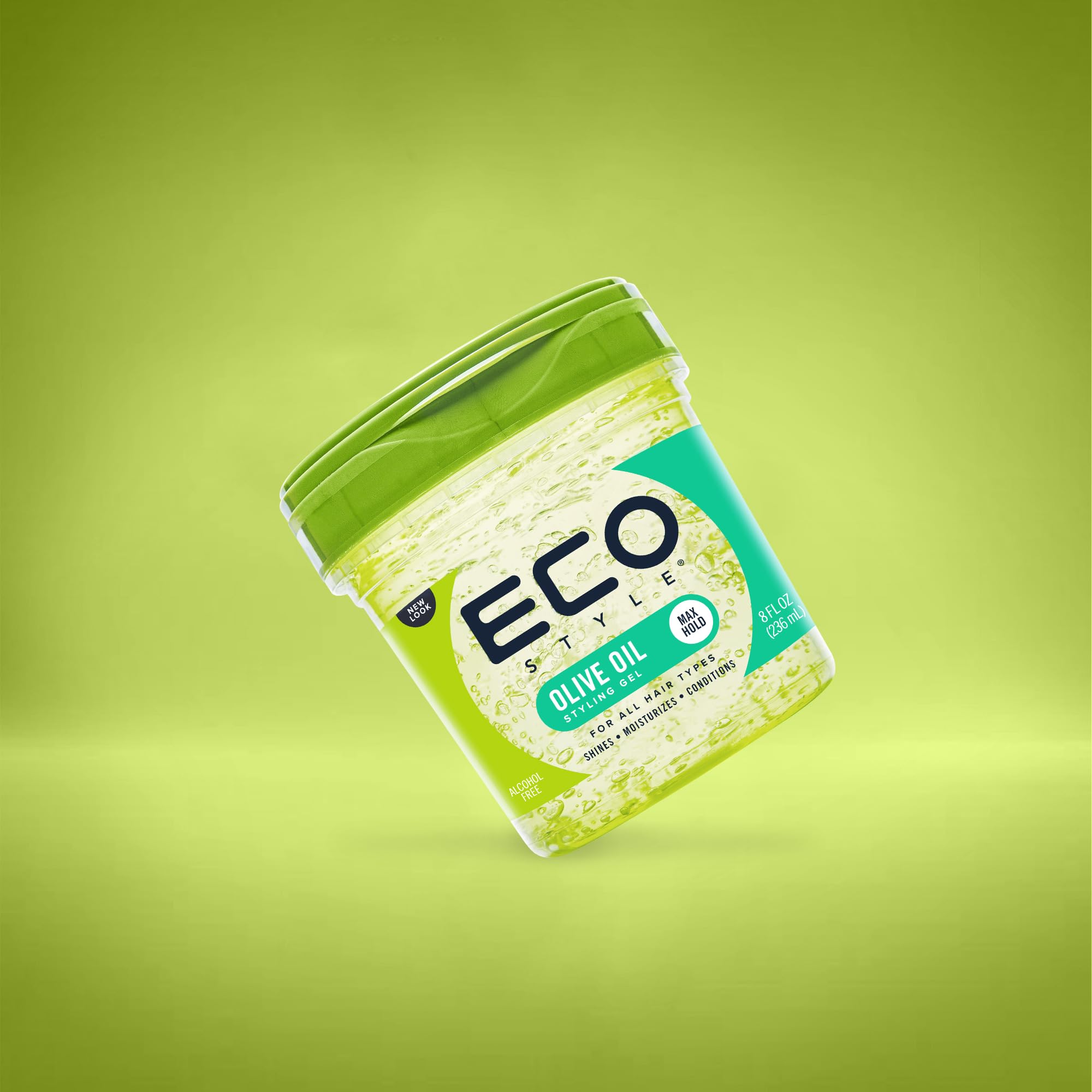 Eco Style Olive Oil Hair Gel - Alcohol-Free, 236 ml