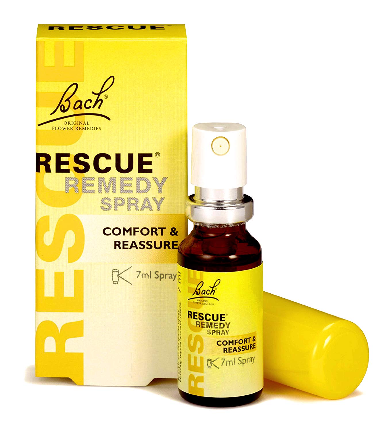 Rescue Remedy Comfort & Reassure Spray, Supports Calming Emotional Wellness in Times of Emotional Demand & Daily Challenges, Support in a Stress Full Moment, Flower Essence Formula