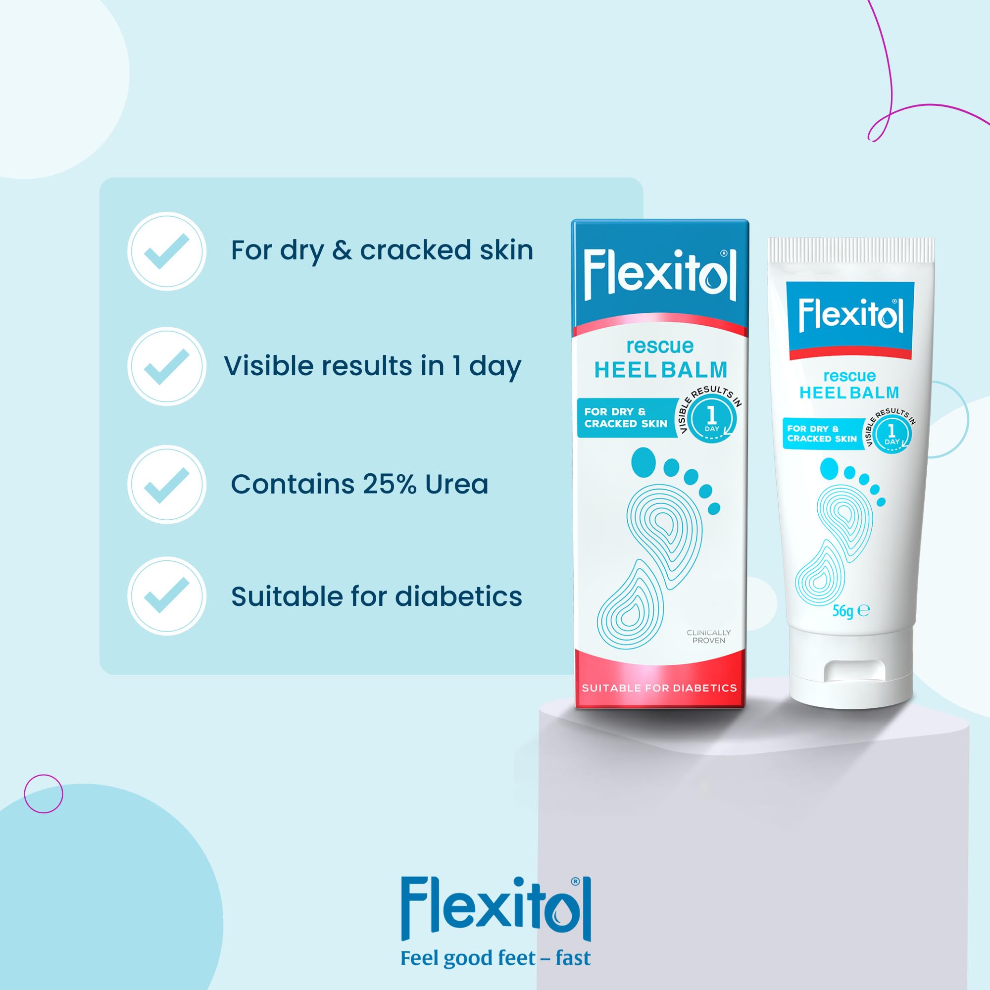 Flexitol Rescue Heel Balm 56g