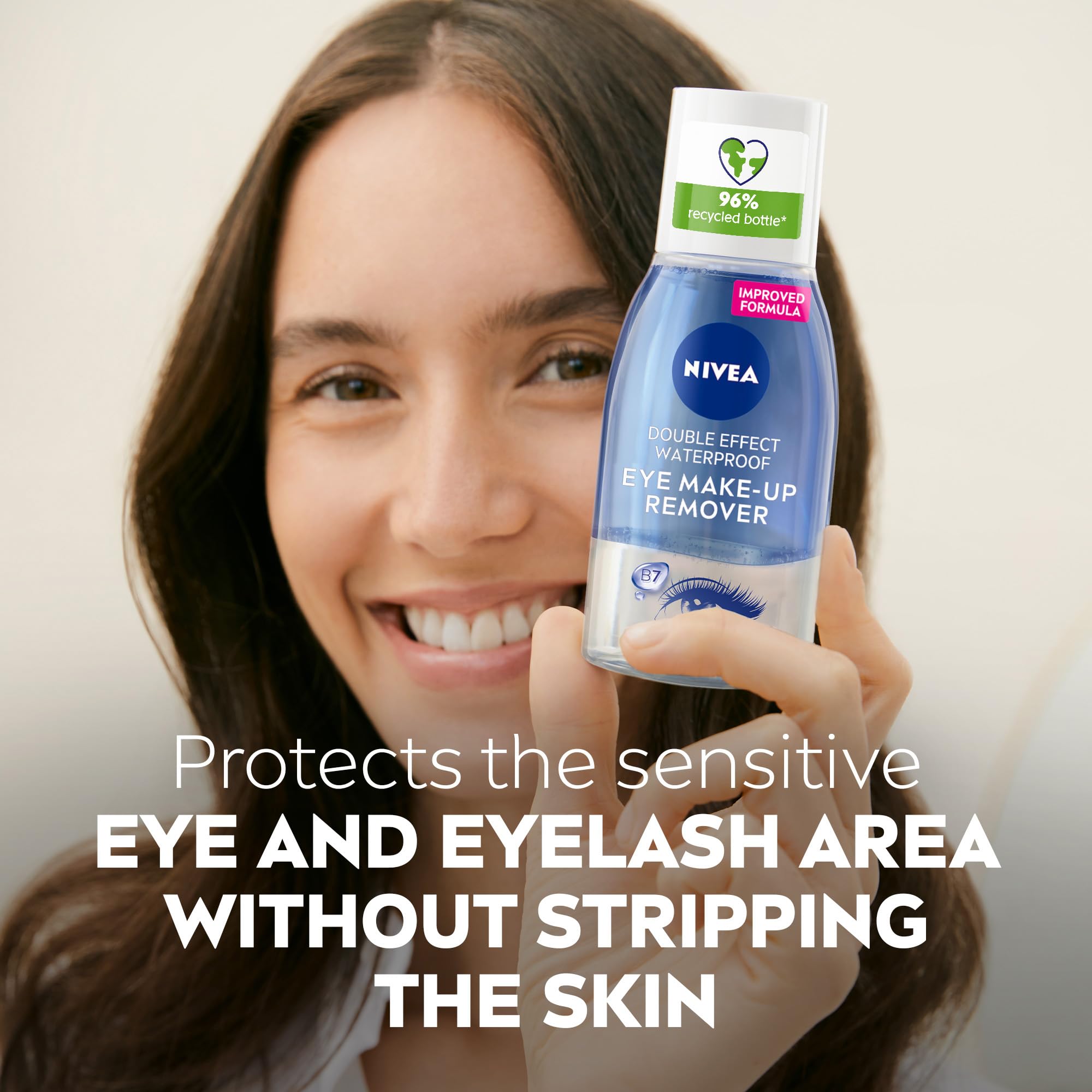 NIVEA Double Effect Waterproof Eye Make-Up Remover 125ml