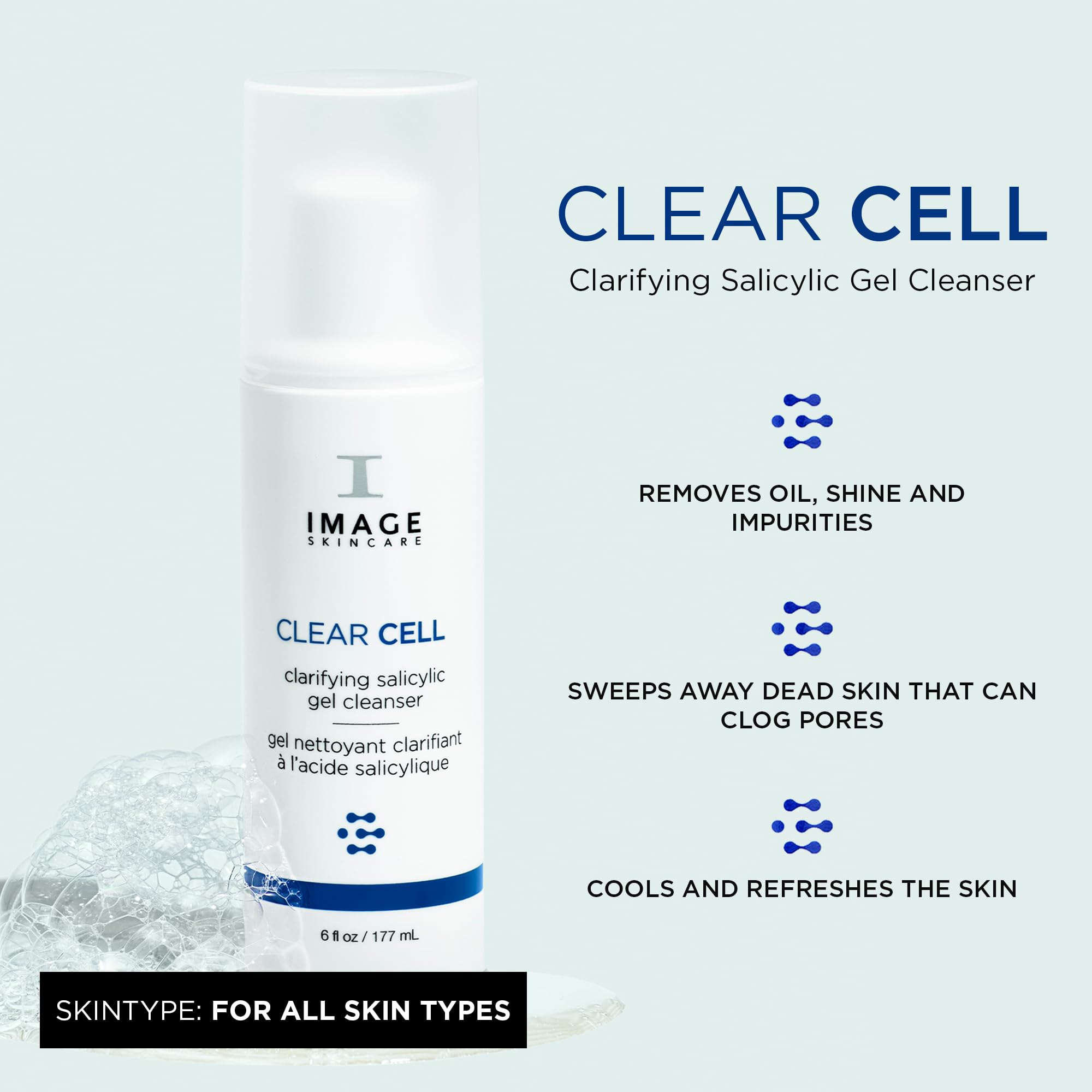 IMAGE Skincare CLEAR CELL Salicylic Gel Cleanser 177 mL