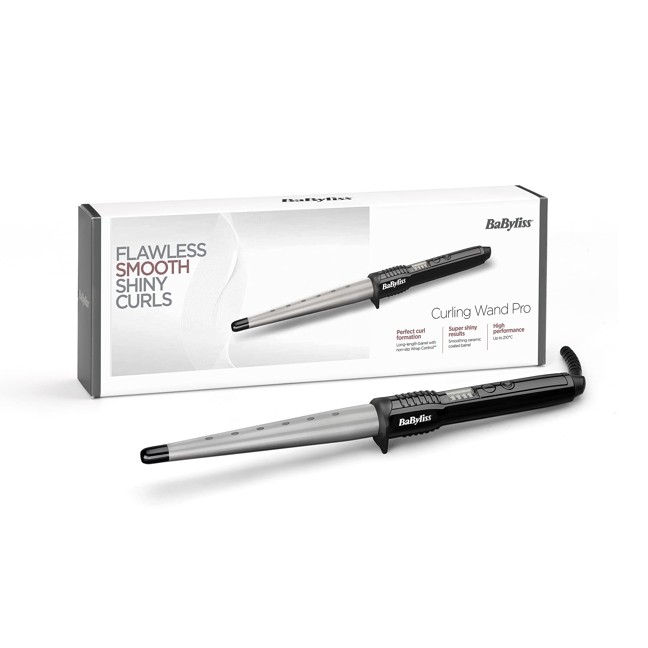 BaByliss Ceramic Curling Wand Pro