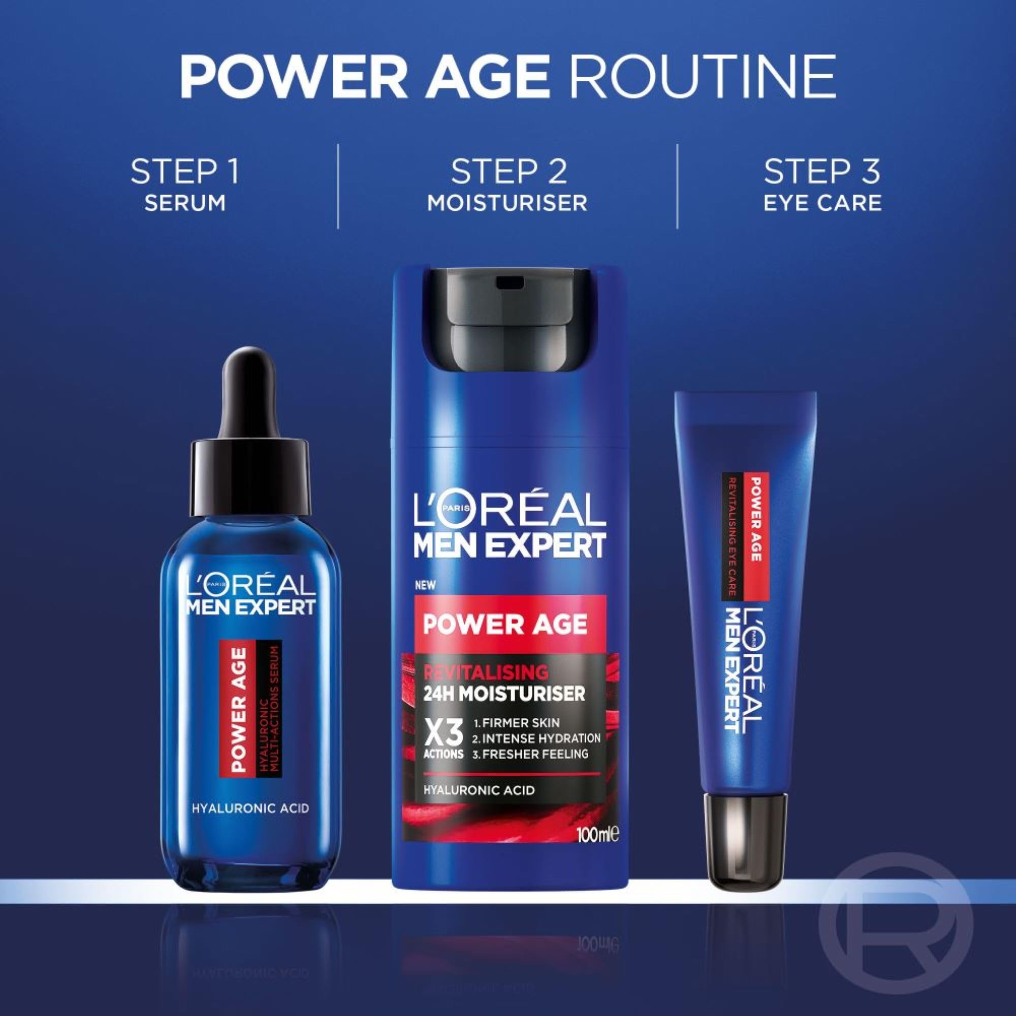 L'Oreal Men Expert Power Age Moisturiser with Hyaluronic Acid