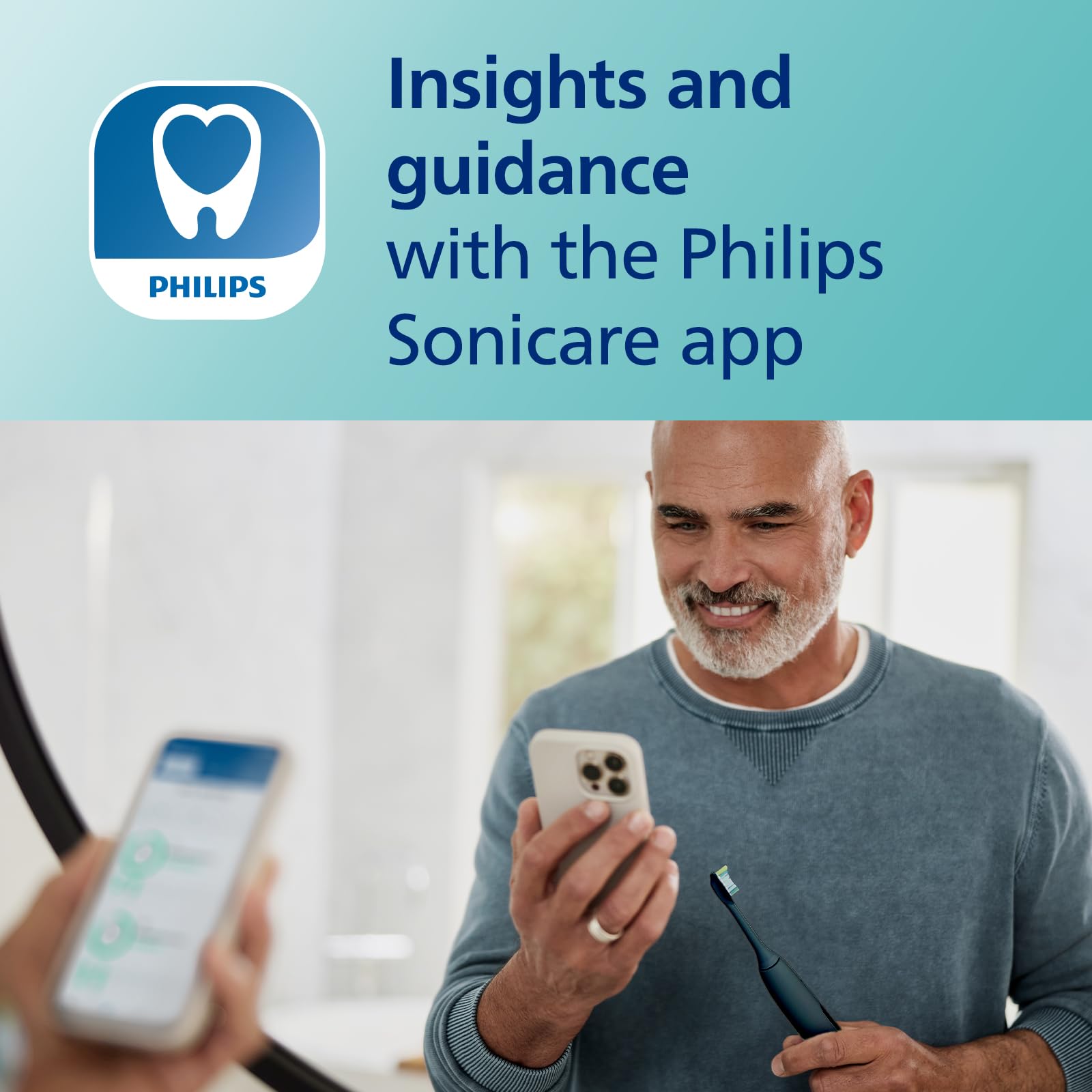 Philips Sonicare 7900 Series Electric Toothbrush, Sonic Toothbrush with App, Advanced Whitening, 4 Brushing Modes and 3 Intensity Levels, Pressure Sensor, Charging Travel Case, Black, Model HX9631/17