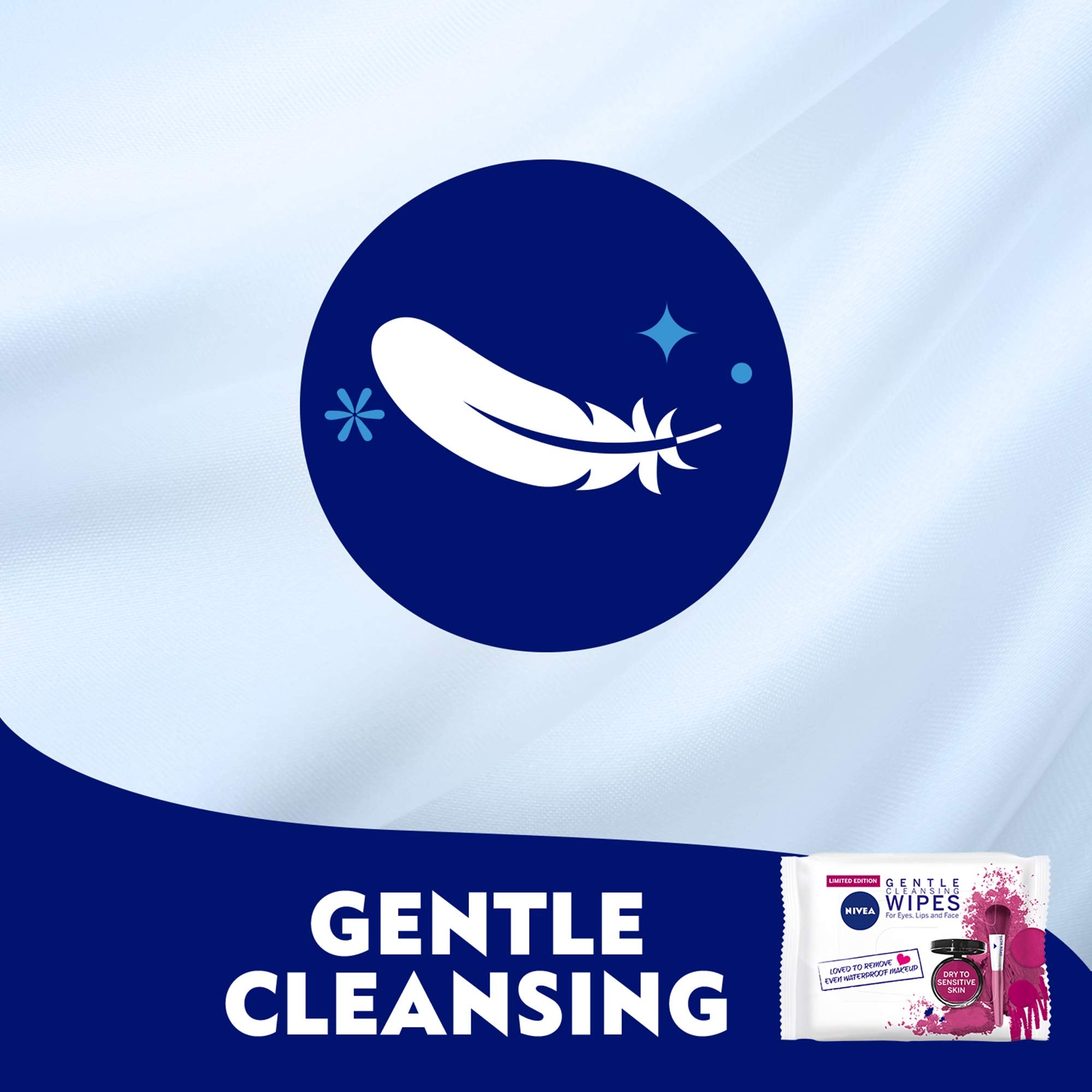 NIVEA Visage Gentle Cleansing Wipes - 25 Pack