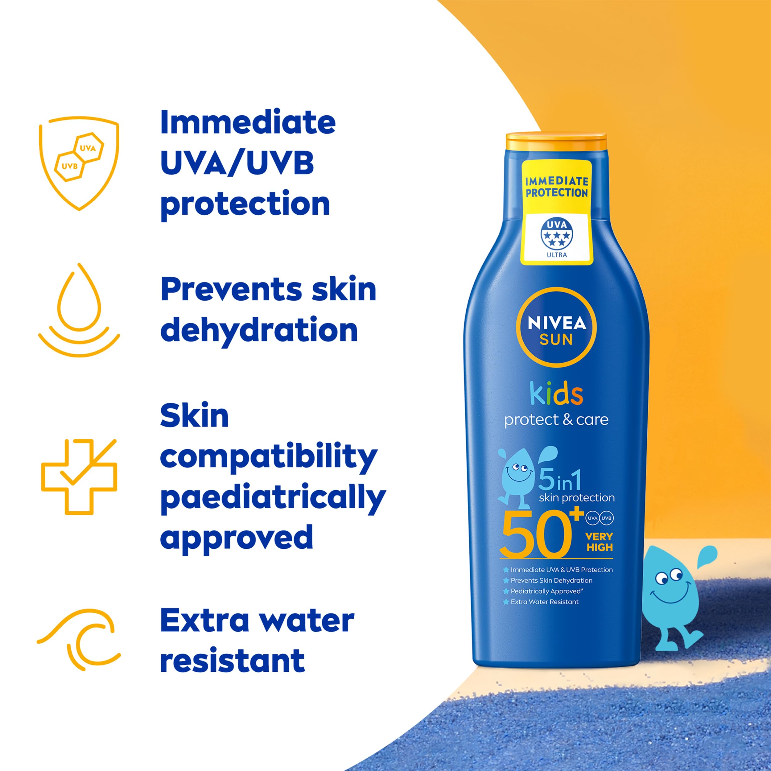 NIVEA Sun Kids SPF 50+ Protect & Care Lotion 200ml