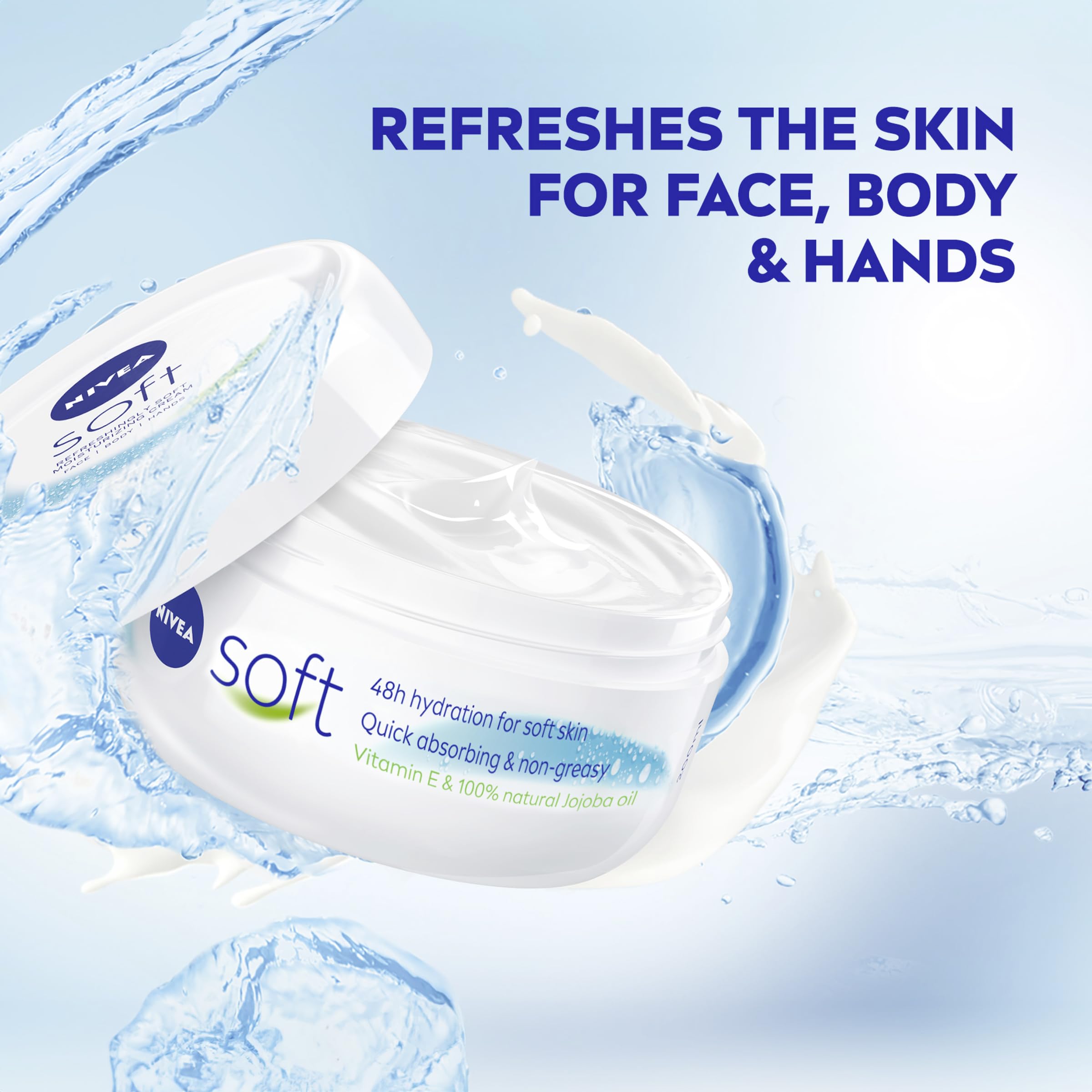 NIVEA Soft Cream - Lightweight Hydration for All Skin Types