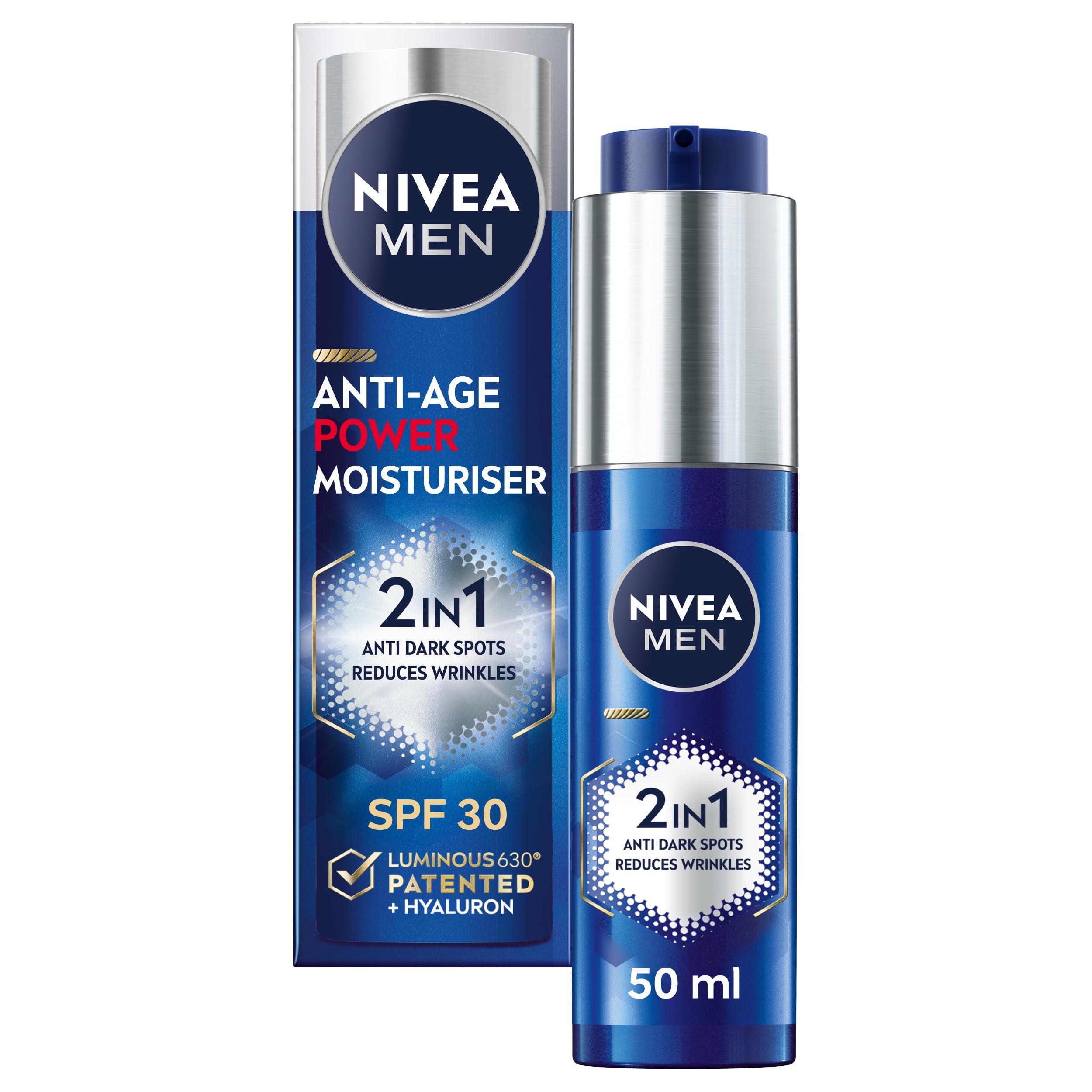 NIVEA MEN Anti-Age 2in1 Power Moisturiser 50ml