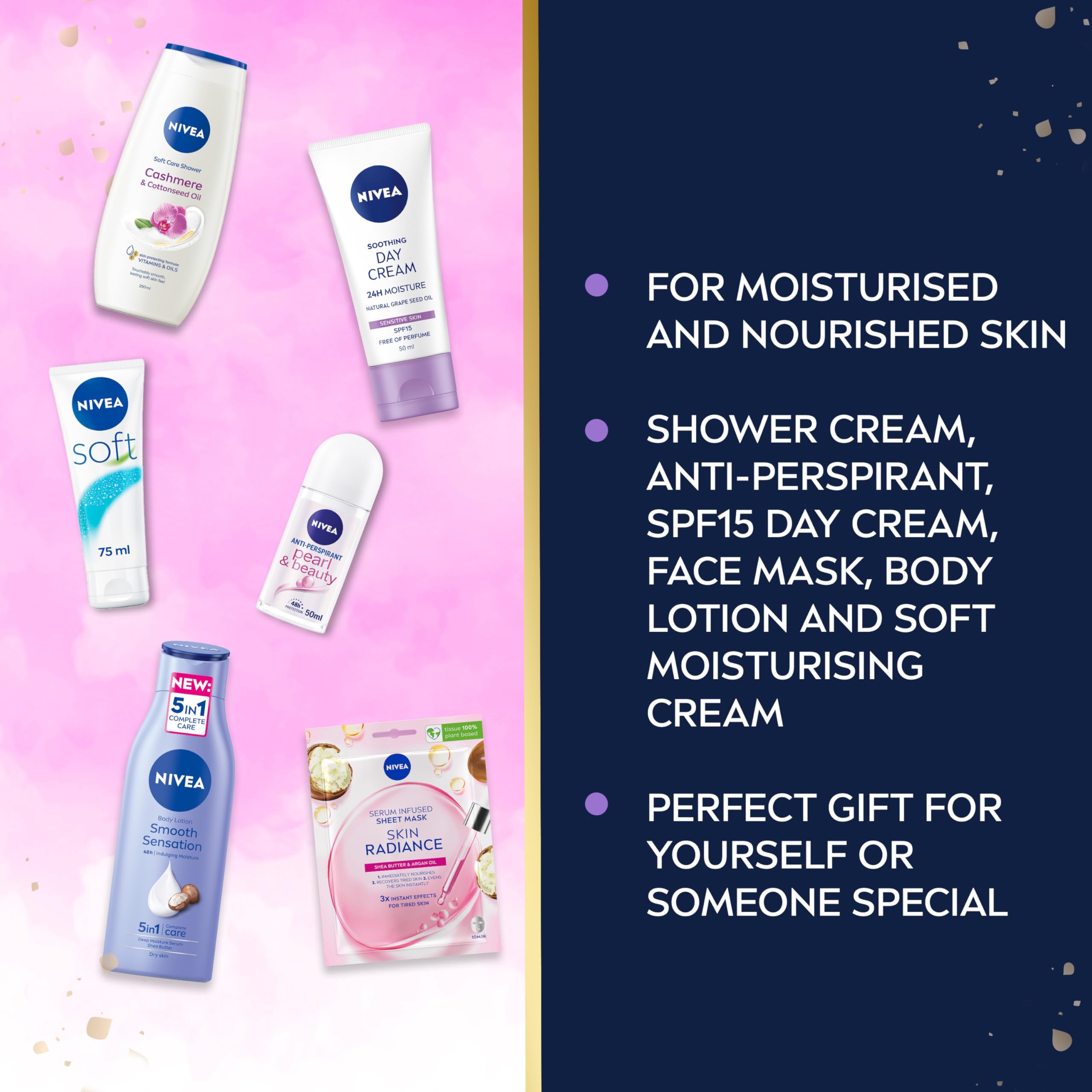 NIVEA Feel Pampered Skincare Set