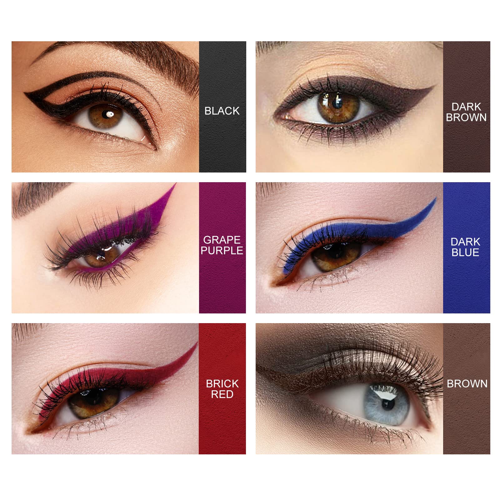 Ownest 14-Colour Waterproof Eyeliner & Eye Shadow Set