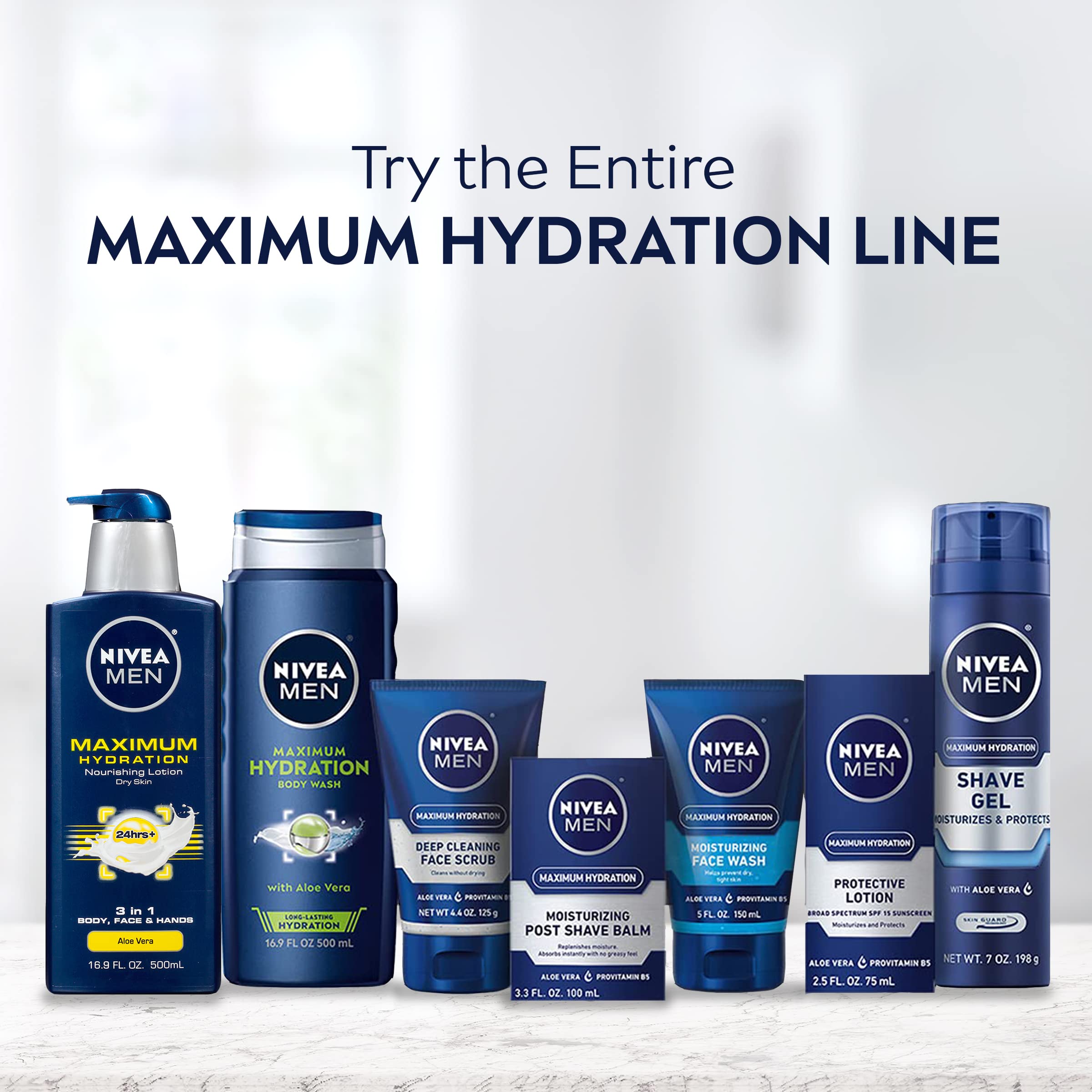 NIVEA For Men Maximum Hydration Lotion 16.9 oz