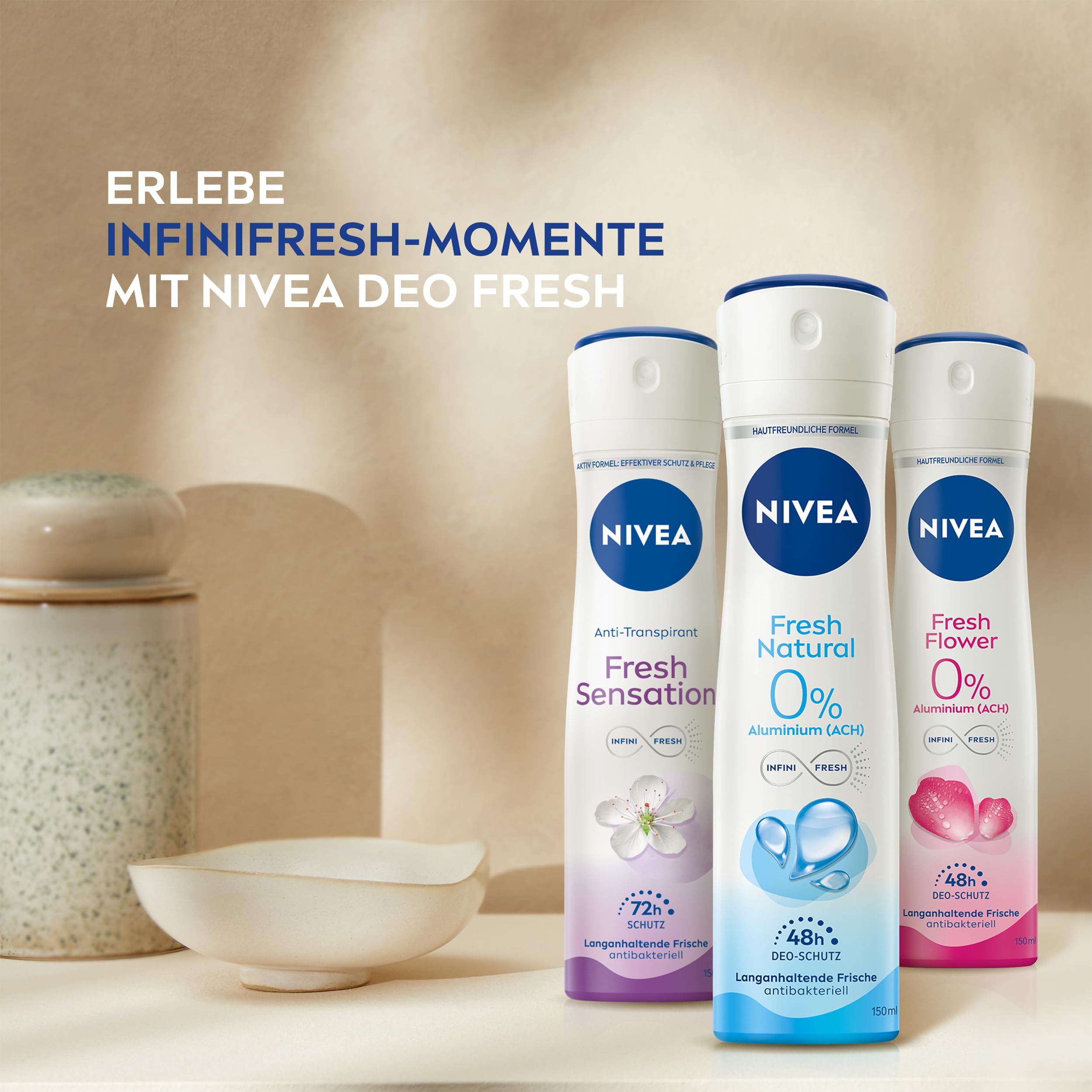 NIVEA Fresh Natural Deodorant Spray 150ml