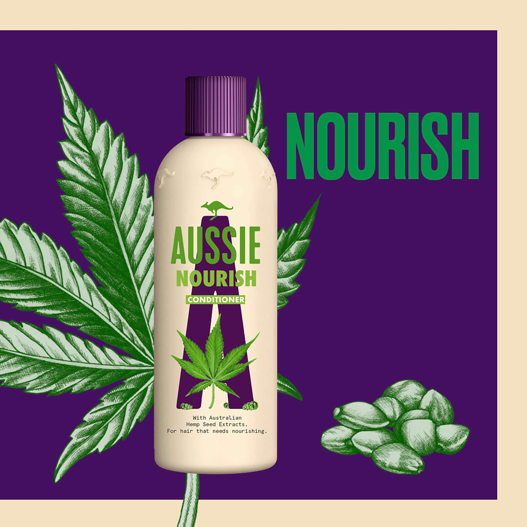 Aussie Nourish Conditioner 300 ml