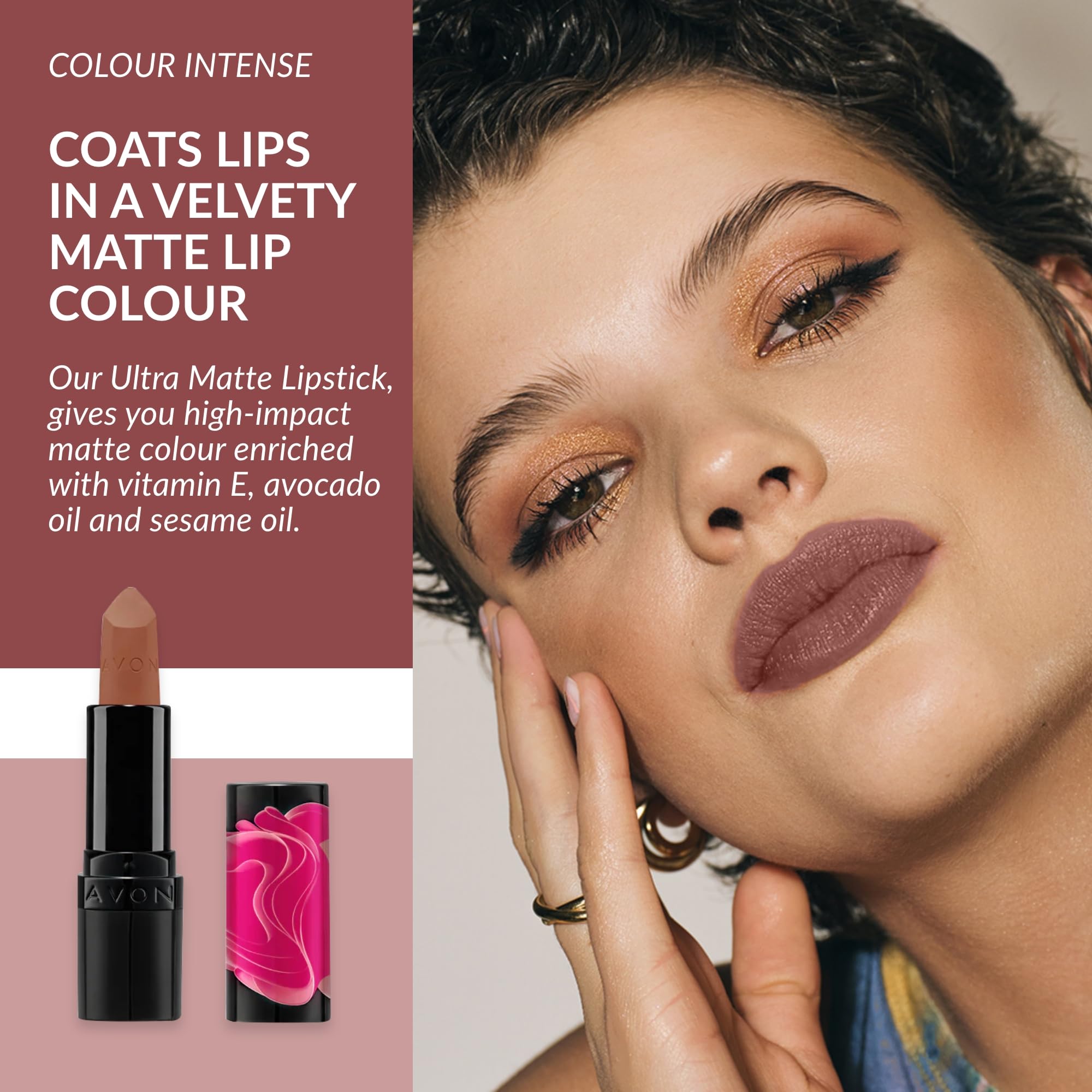 Avon Ultra Duo Lip Kit - Nude Suede & Mystery Mauve