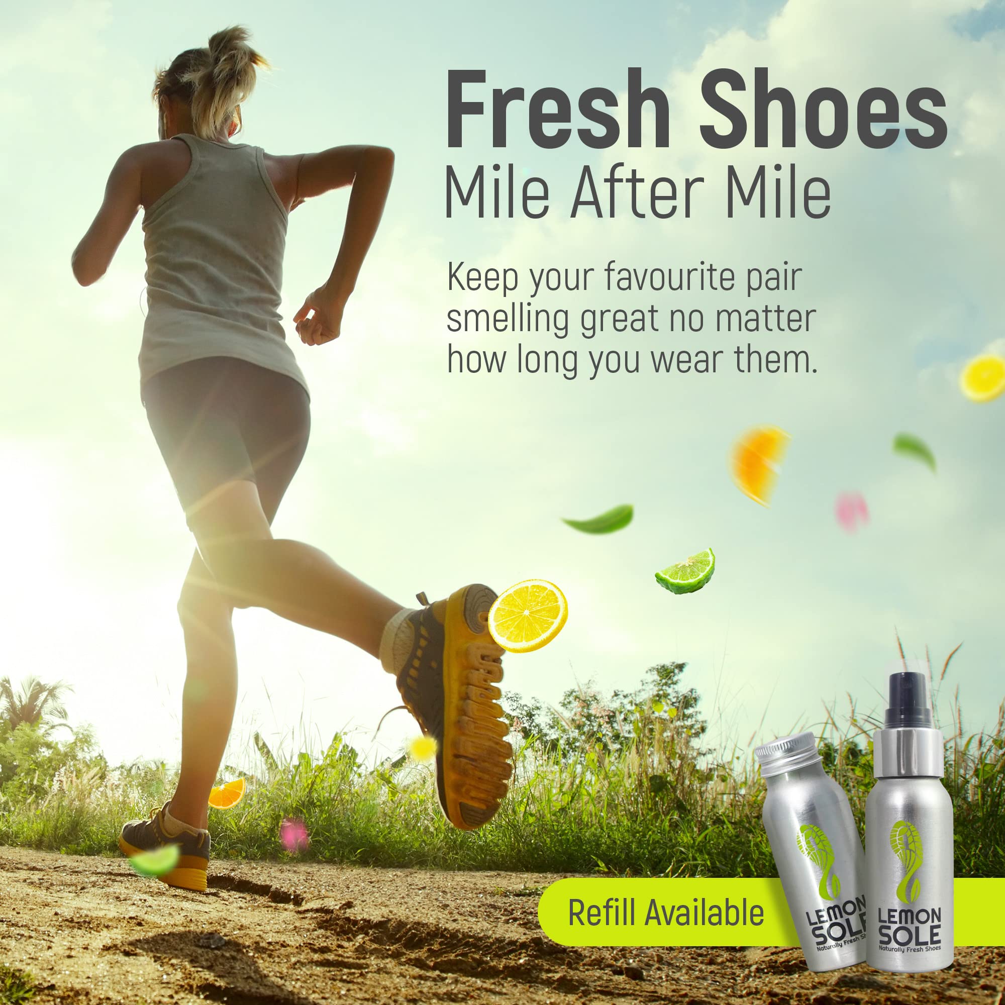 Lemon Sole Natural Shoe Deodoriser 30ml