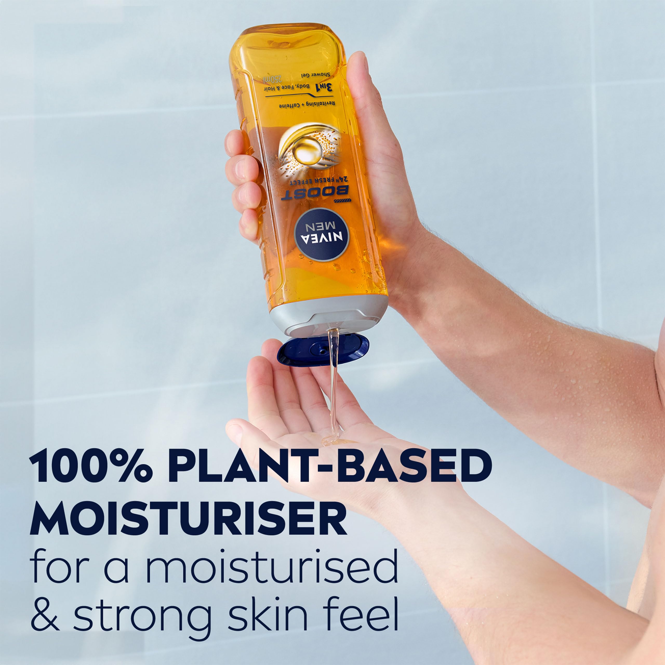 NIVEA MEN BOOST 3-in-1 Energising Shower Gel