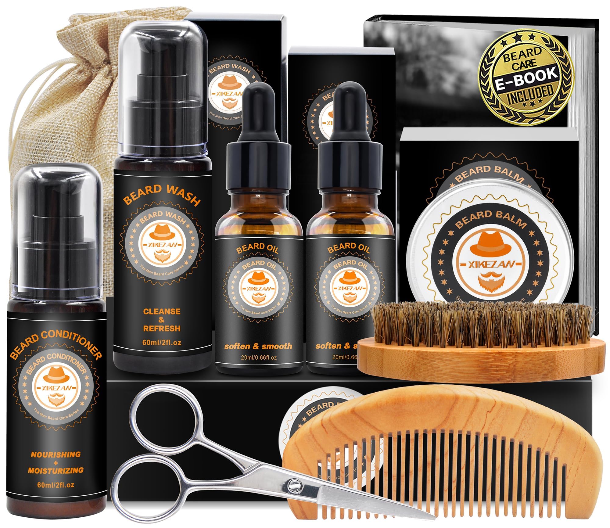 XIKEZAN Premium Beard Grooming Kit