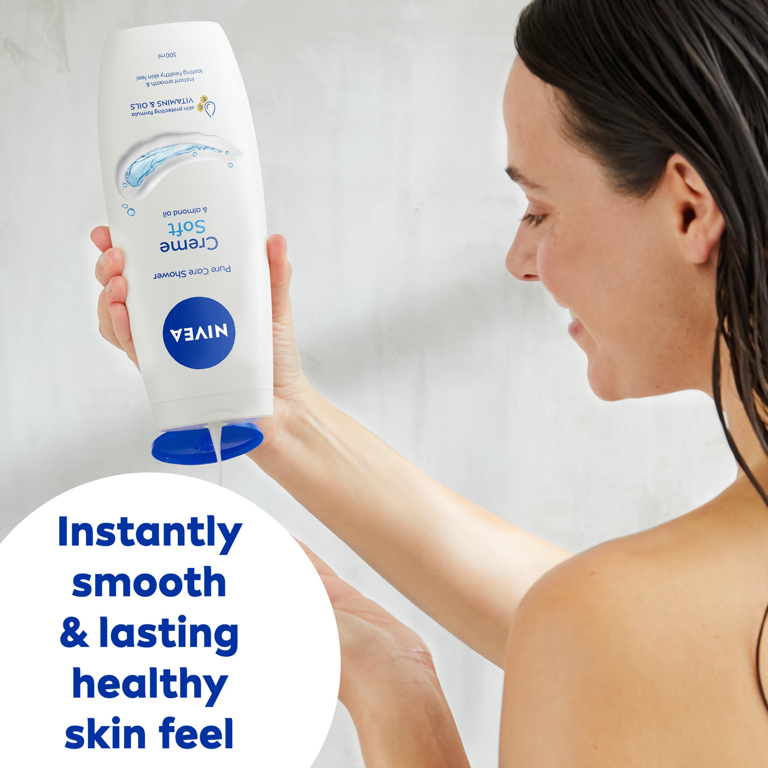 NIVEA Crème Soft Caring Shower Body Cream 500ml