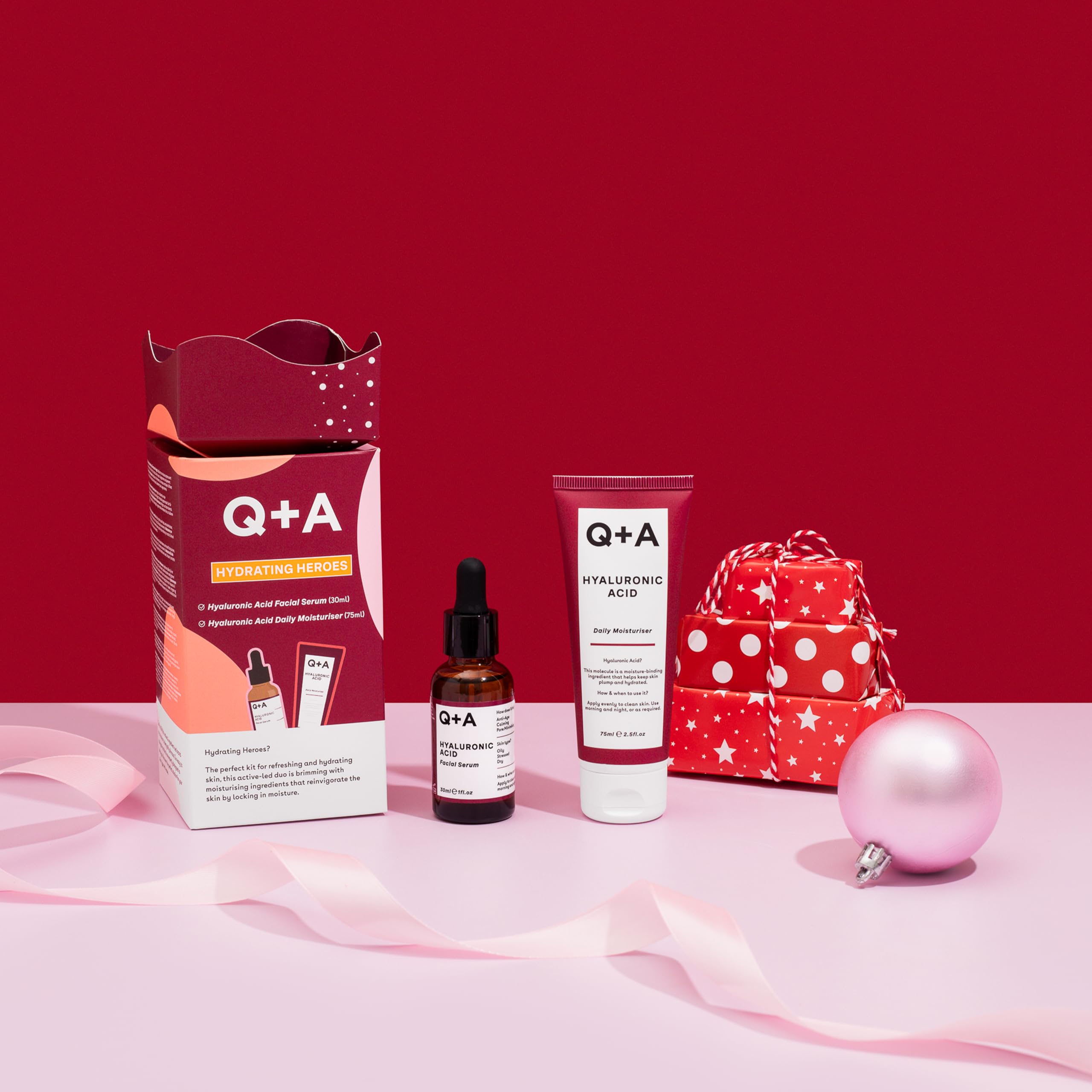 Q+A Hydrating Heroes Skincare Set