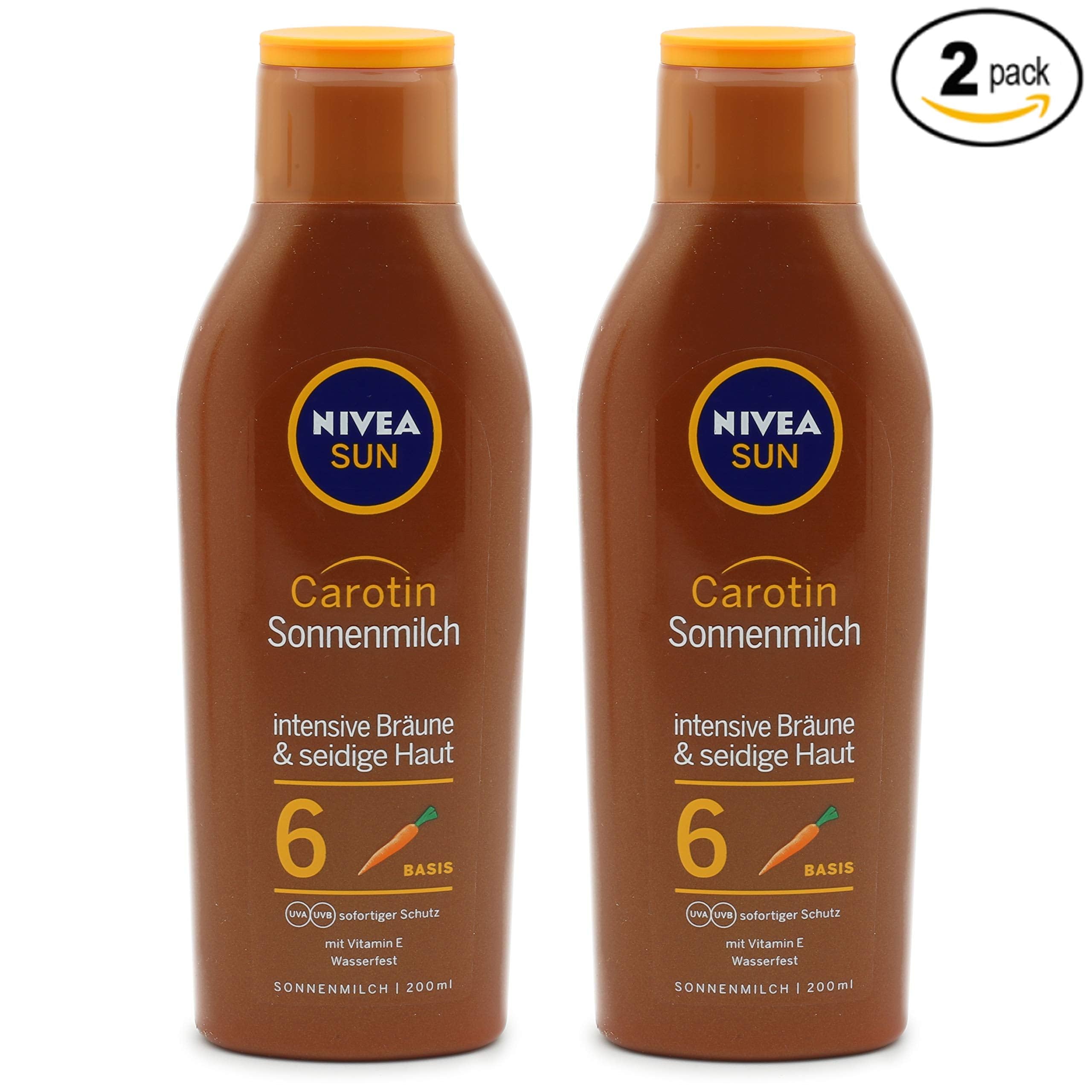 Nivea Sun Carotene SPF 6 Sun Milk Duo