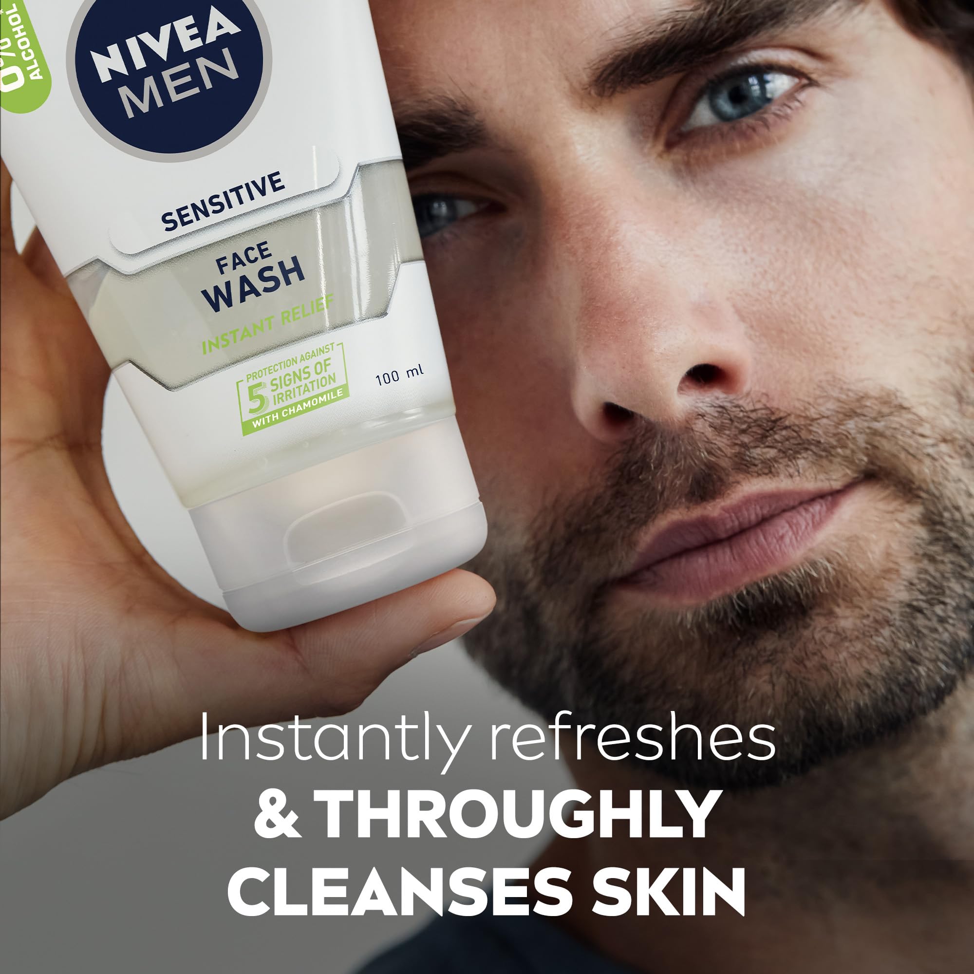 NIVEA MEN Sensitive Face Wash 100 ml