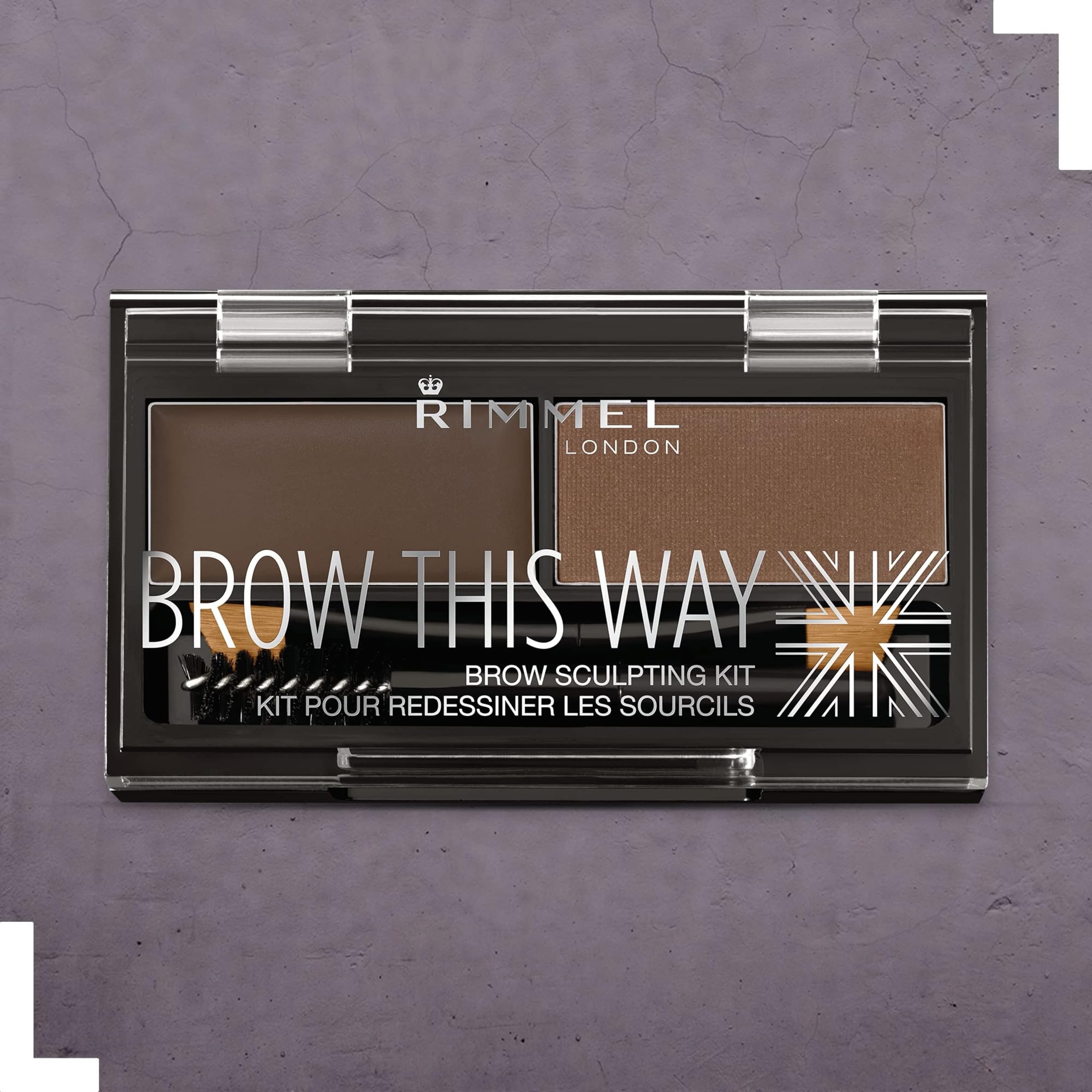 Rimmel London Brow This Way Eyebrow Sculpting Kit - Medium Brown