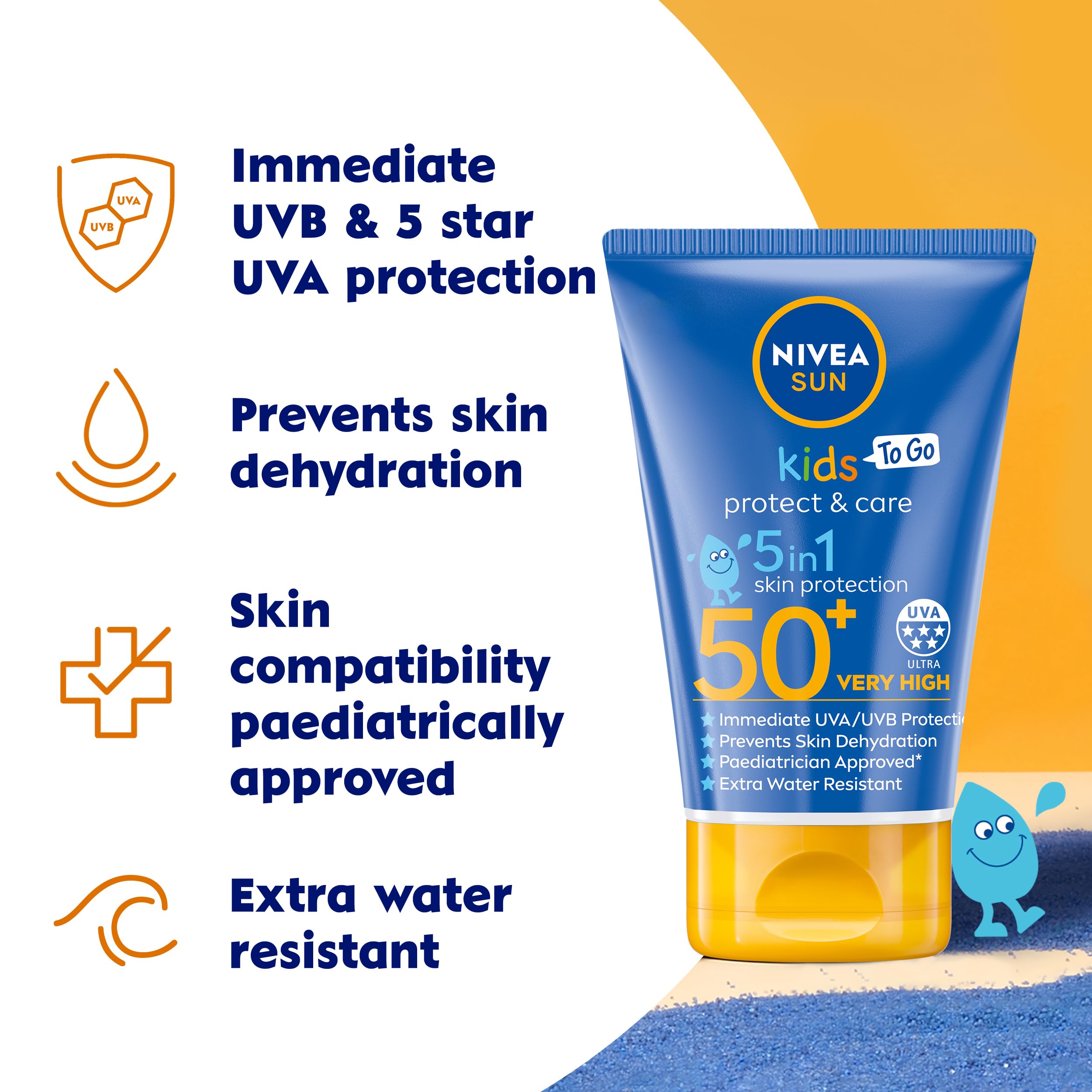 NIVEA Sun Kids SPF 50+ Protect & Care Lotion 50ml