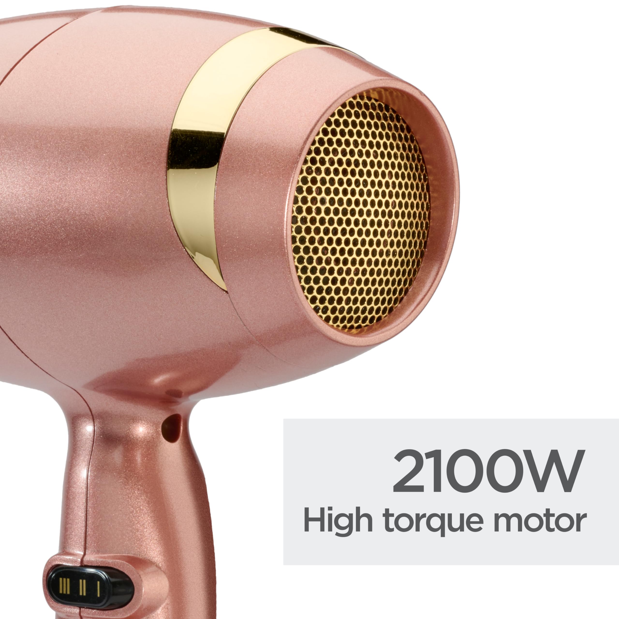 BaByliss Rose Gold 2100W Ionic Hair Dryer