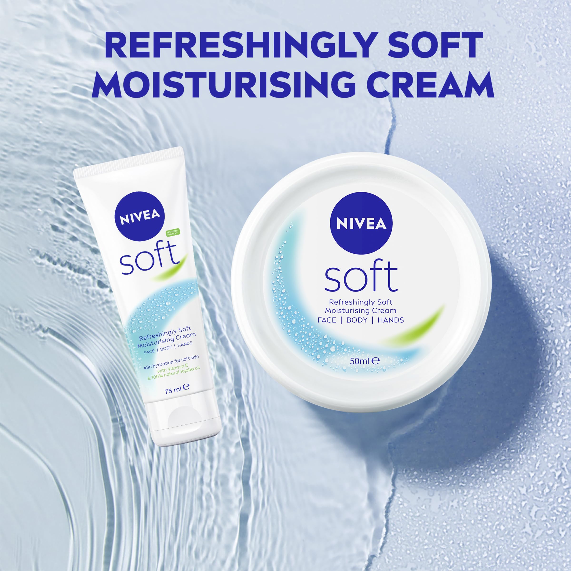 NIVEA Soft Cream - Lightweight Hydration for All Skin Types