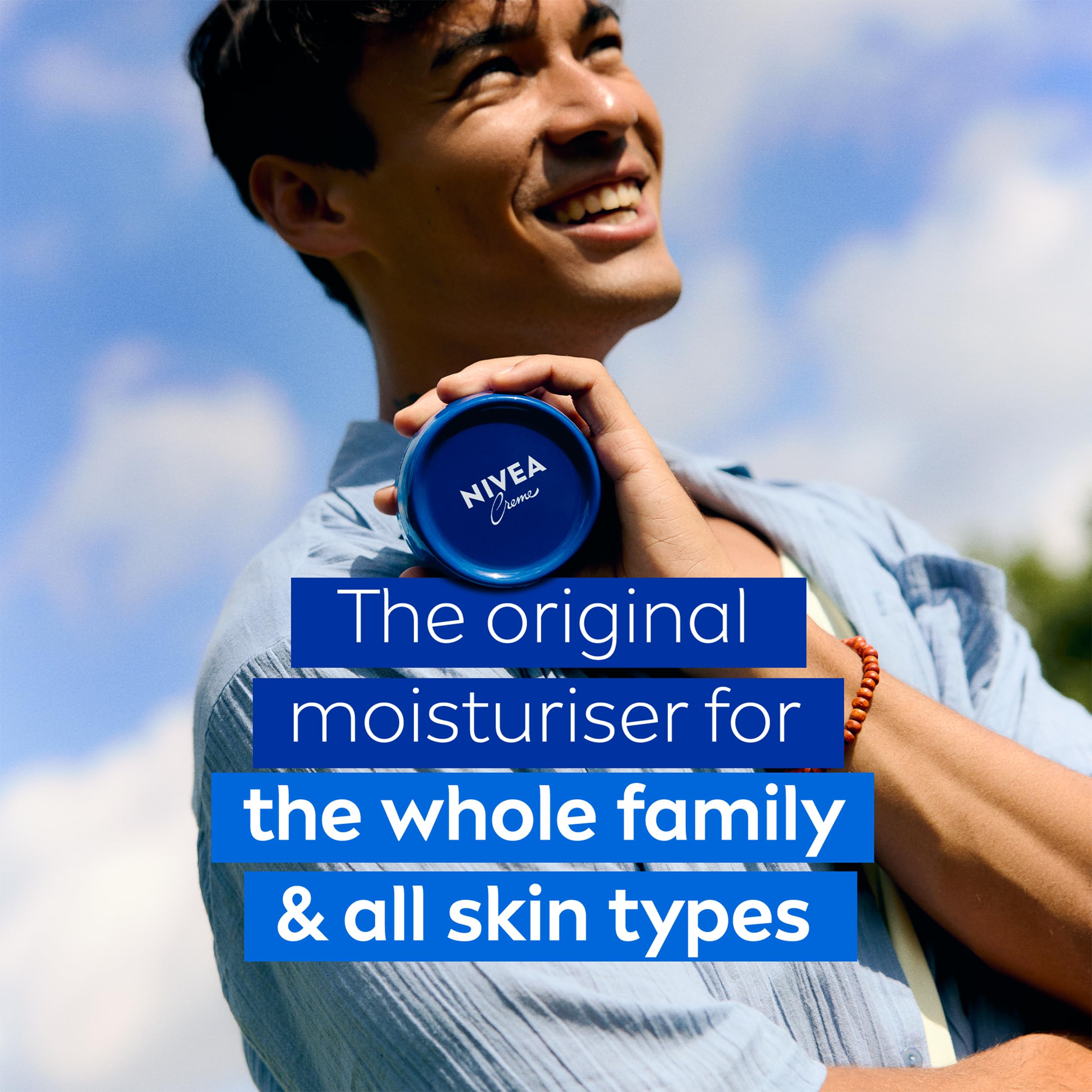 NIVEA Creme 200ml - Family Multitasking Moisturiser (Pack of 3)